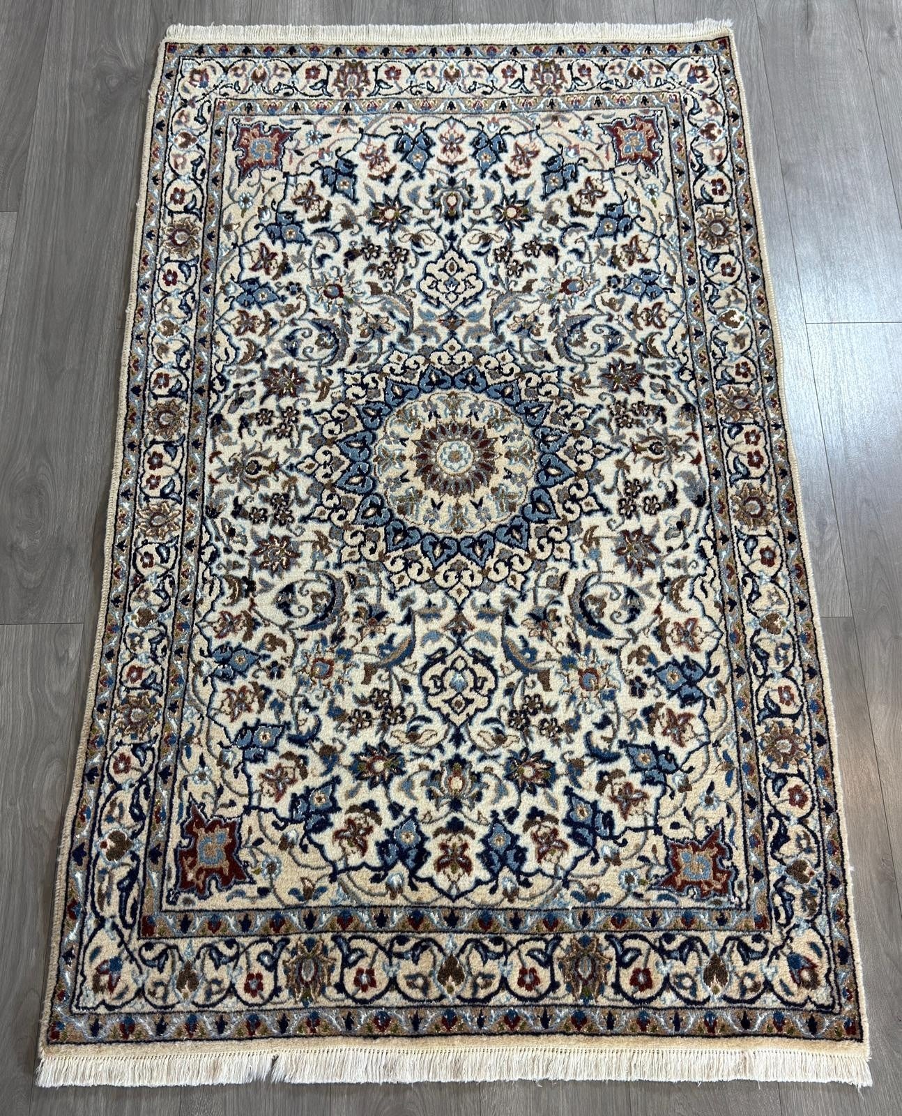 Nain GEREINIGT Orientteppich Perserteppich 175 cm x 107  cm G0307