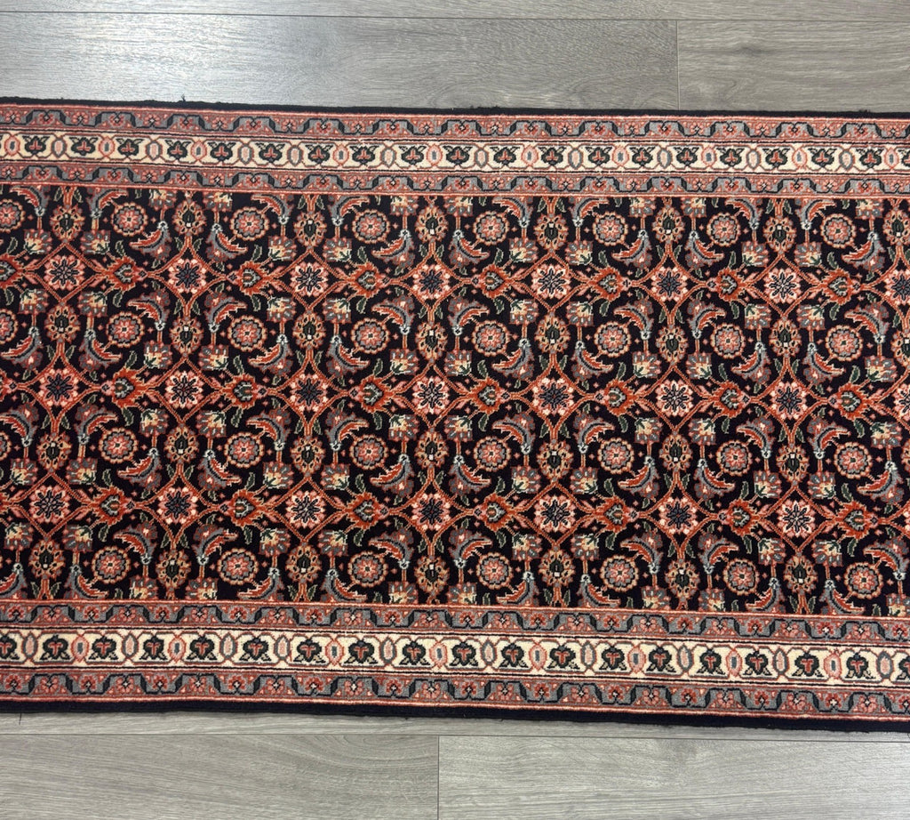 Täbriz Fein GEREINIGT Orientteppich Perserteppich Teppich 209cmx62cm G0181