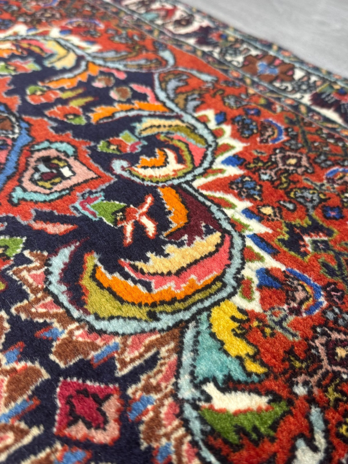 Schöner Bidjar GEREINIGT Orientteppich Perserteppich Teppich 85cmx70cm G0186