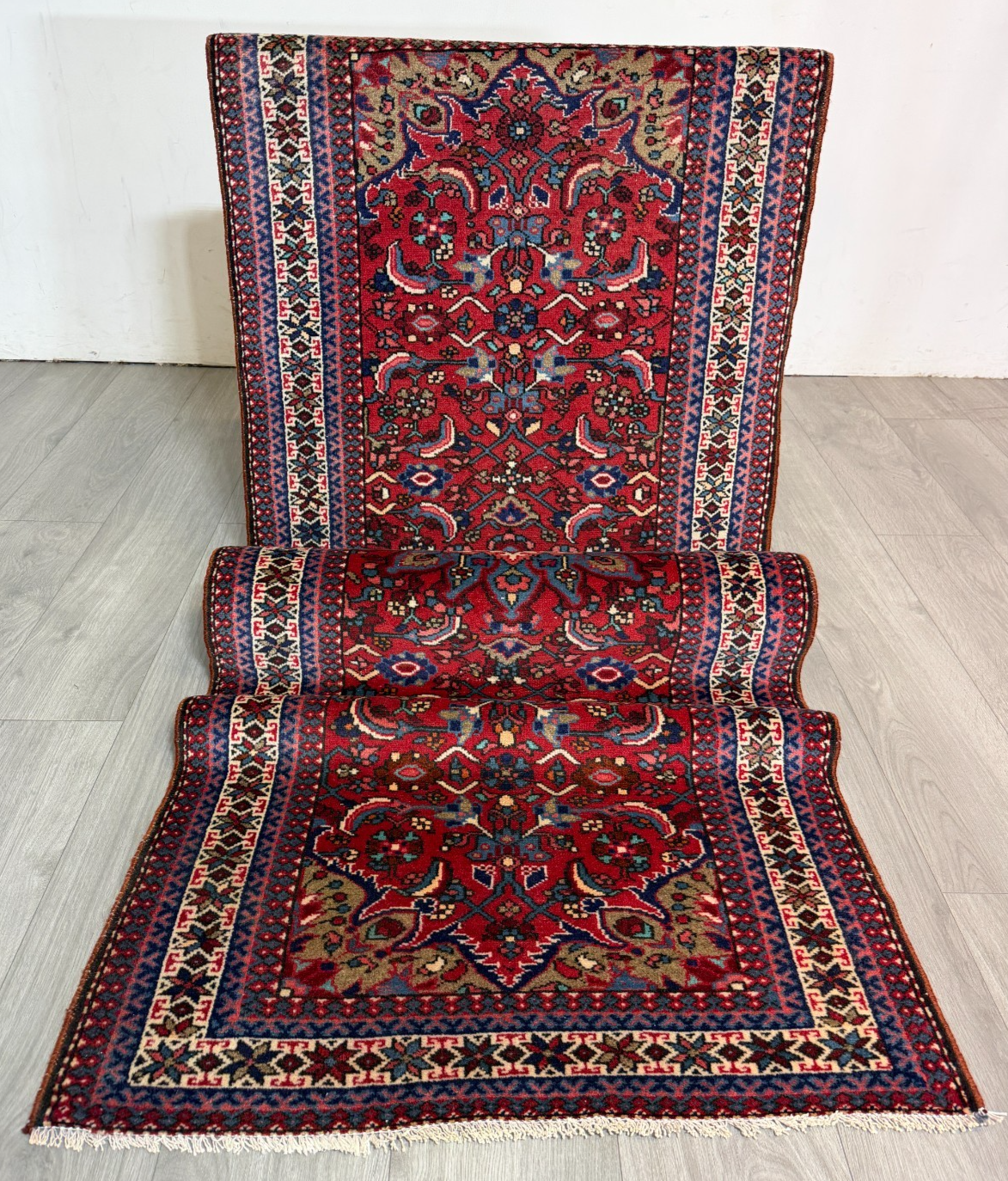 Vintage Sarukh GEREINIGT Orientteppich Perserteppich 191 cm x 83  cm G0272