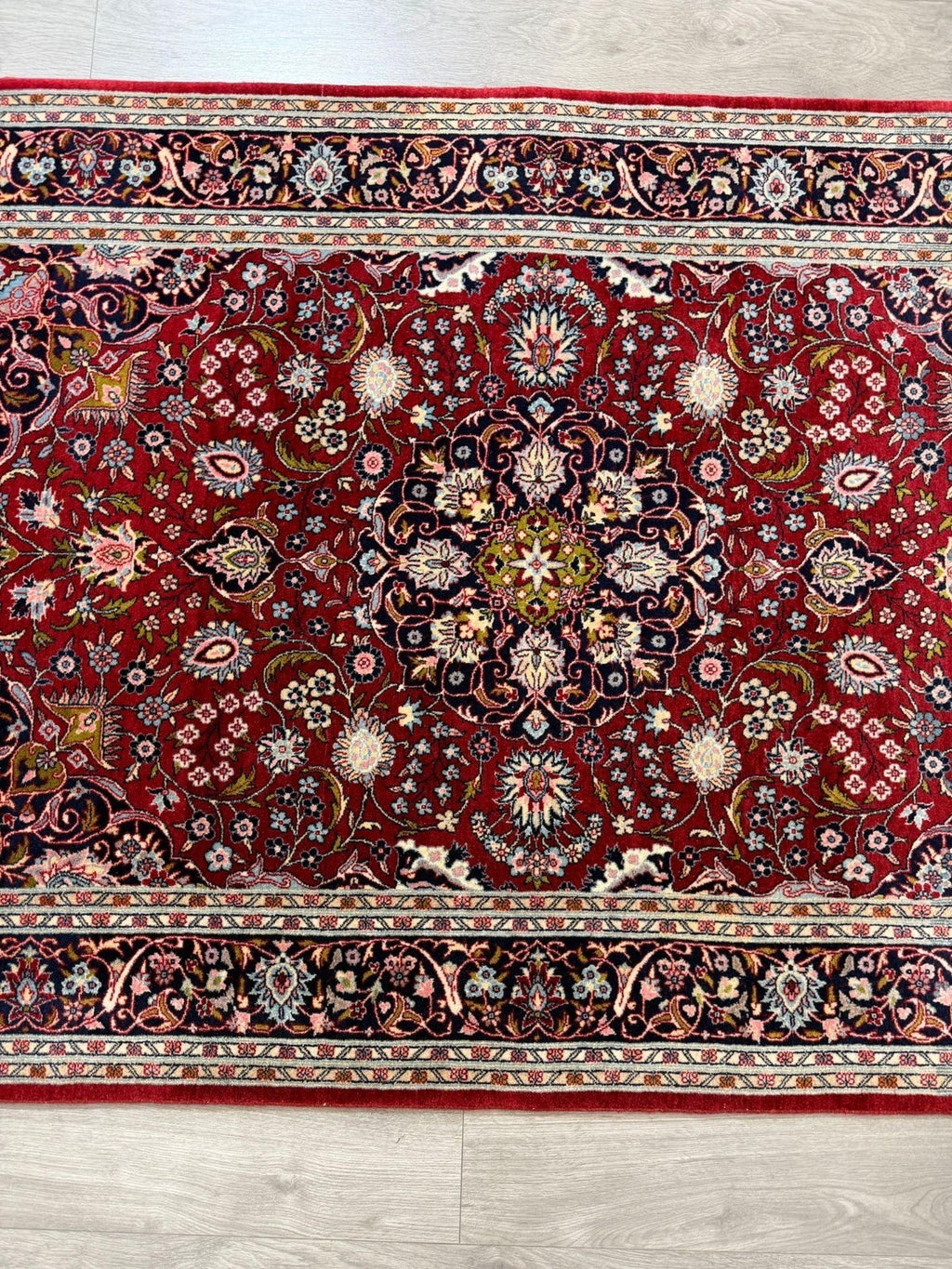 Schöner Ghom GEREINIGT  193cmx124cm Orientteppich Perserteppich Teppich G0276