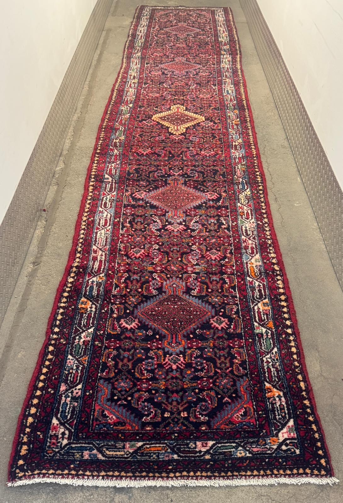 Schöner Malayer  GEREINIGT Orientteppich Perserteppich Teppich 500cmx89cm G0198