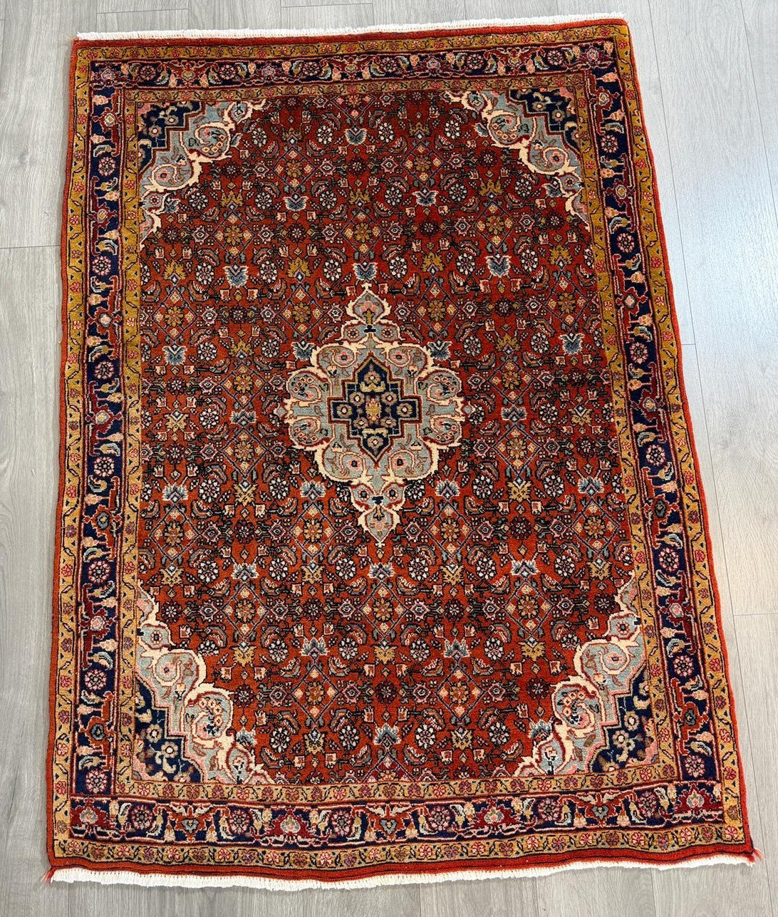 Schöner Bidjar GEREINIGT  159cmx117cm Orientteppich Perserteppich Teppich G0291