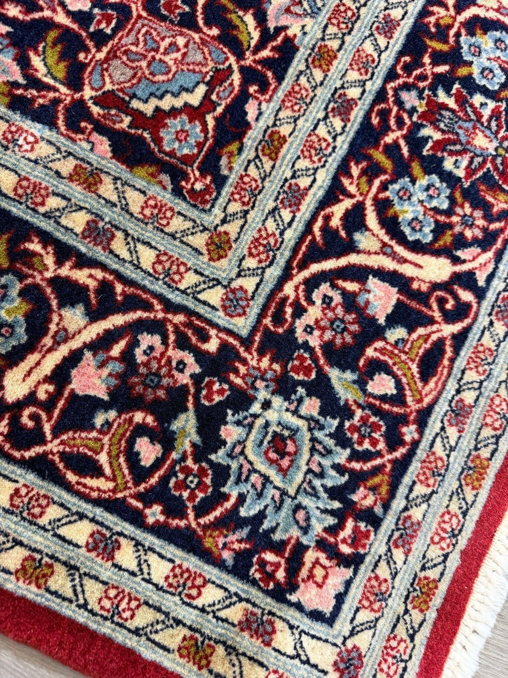 Schöner Ghom GEREINIGT  193cmx124cm Orientteppich Perserteppich Teppich G0276