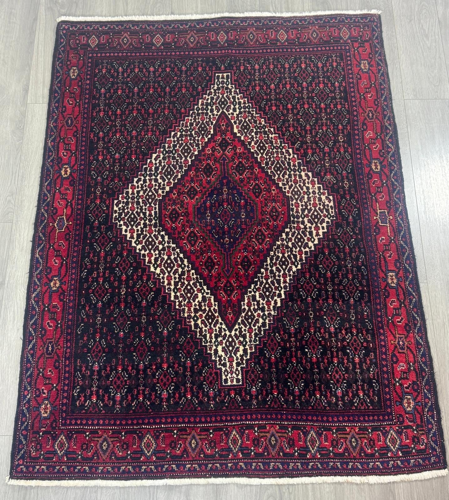 Schöner Bidjar GEREINIGT Orientteppich Perserteppich Teppich 184cmx143cm G0209