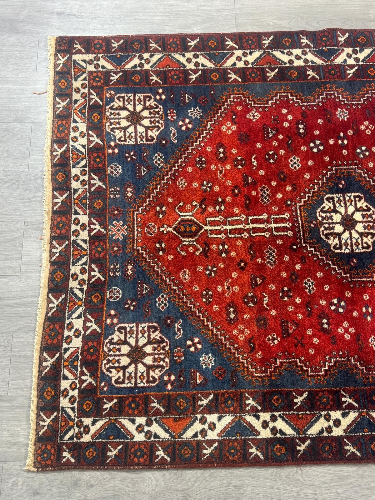 Schöner Ghashghai Orientteppich Perserteppich  Teppich 205 cm x 155 cm 40046