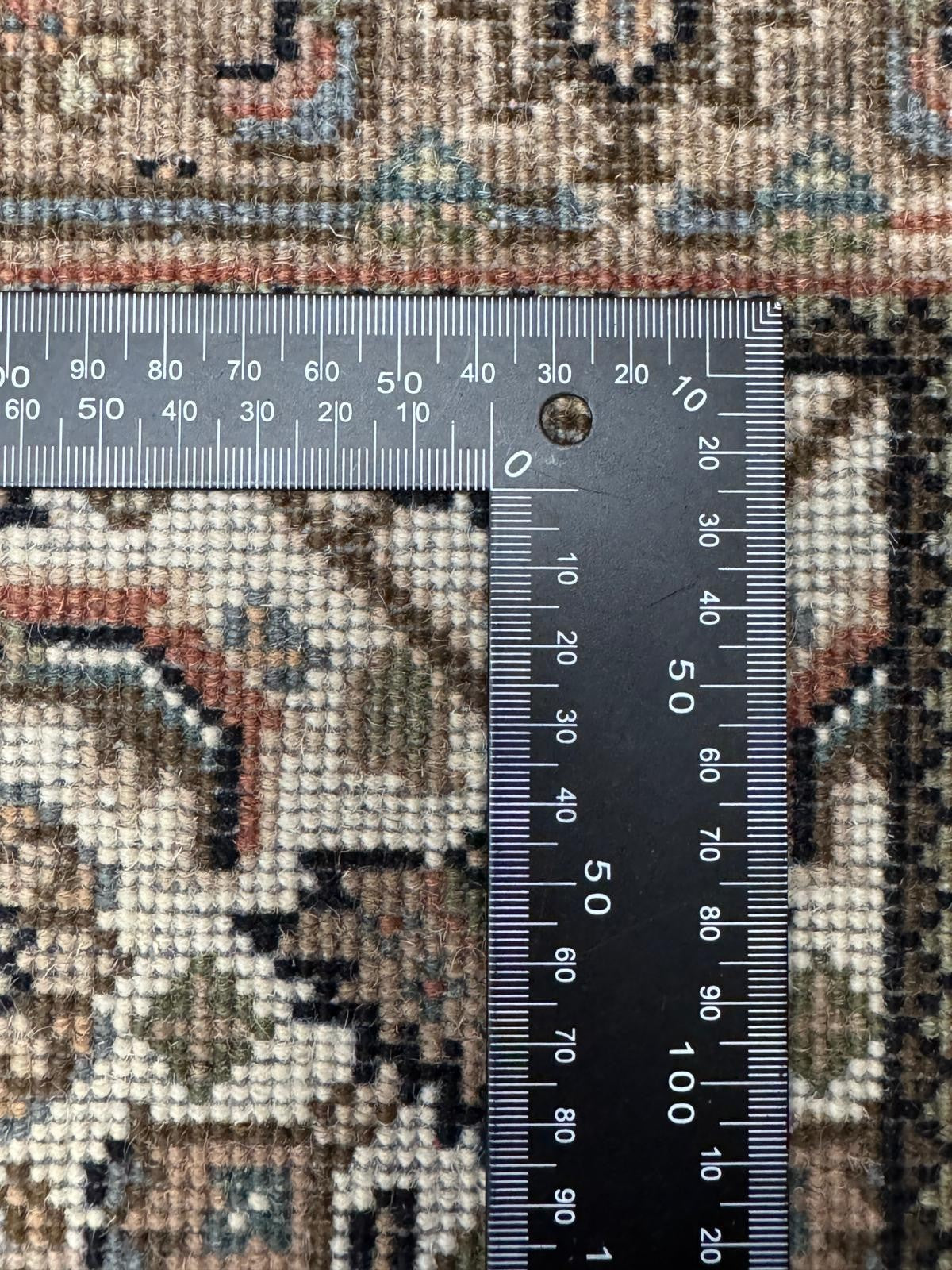 Herati GEREINIGT Orientteppich Perserteppich Teppich 91 cm x 61 cm CG0051