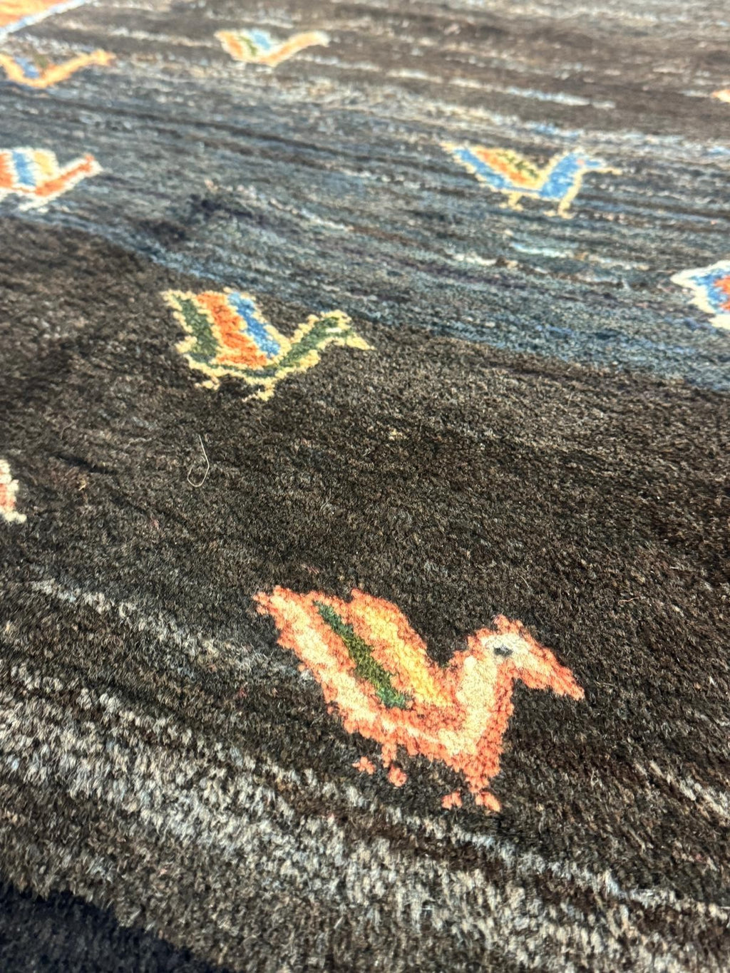 Schöner Gabbeh Orientteppich Perserteppich Teppich 279 cm x 228 cm 60083