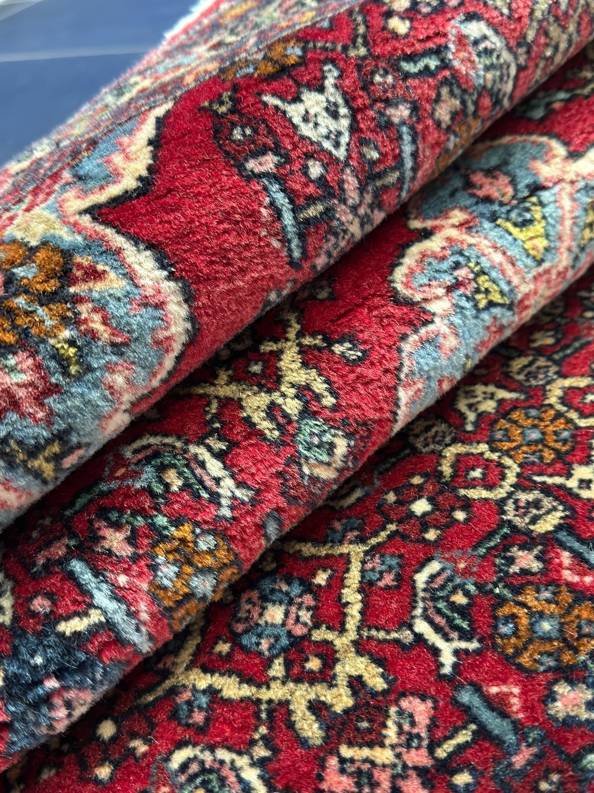 Vintage Bidjar GEREINIGT Orientteppich Perserteppich 122 cm x 74 cm G0310