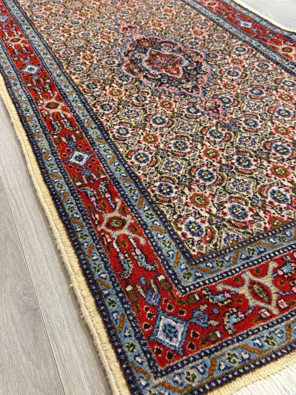 Schöner Moud GEREINIGT Orientteppich Perserteppich 142 cm x 76 cm 26-G10002