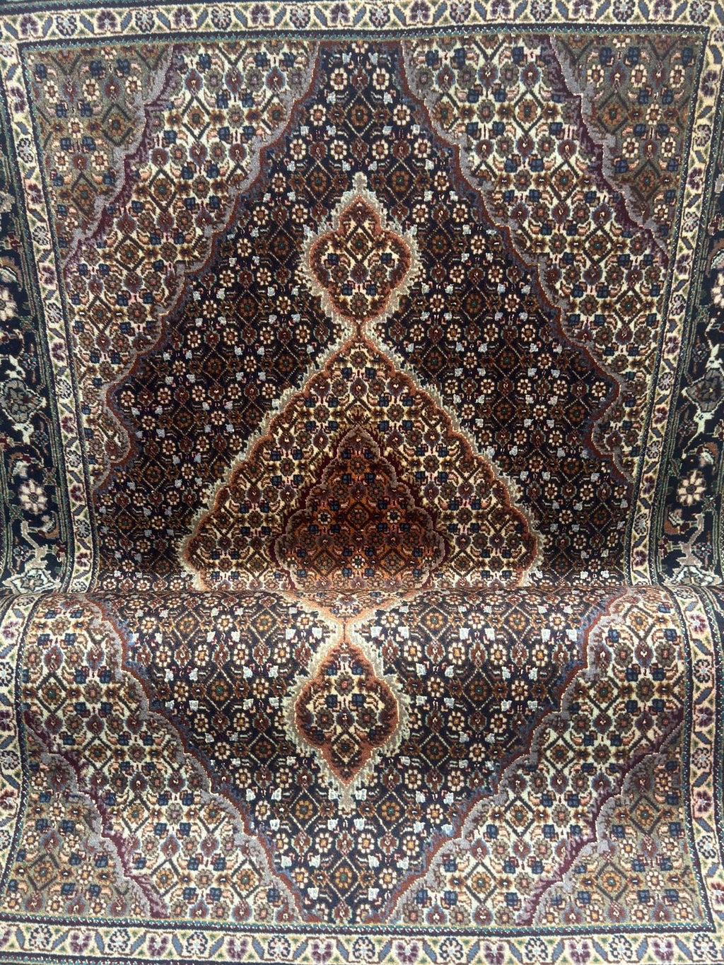 Täbriz Mahi GEREINIGT Orientteppich Perserteppich Teppich 157cm x 100cm G0223