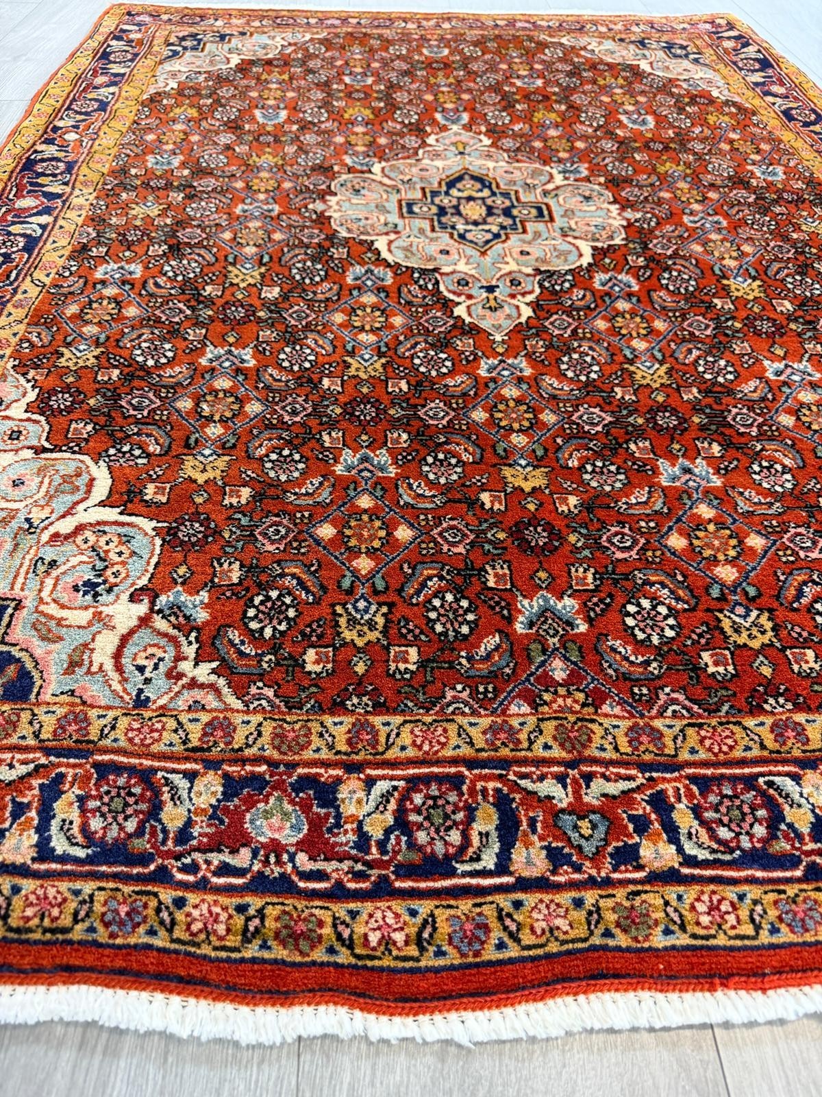 Schöner Bidjar GEREINIGT  159cmx117cm Orientteppich Perserteppich Teppich G0291