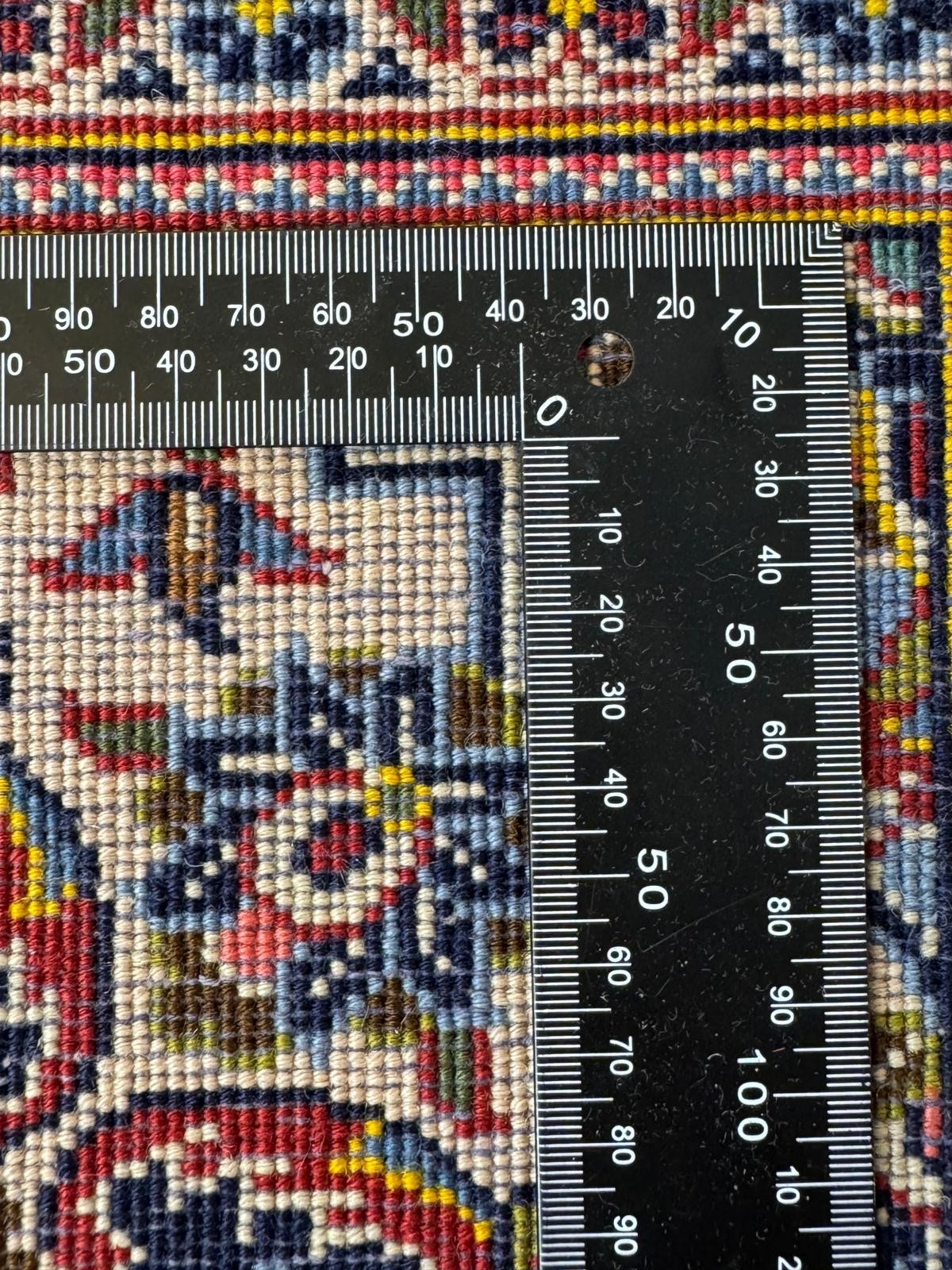 Schöner Keshan GEREINIGT Orientteppich Perserteppich 215cm x 140cm G0300