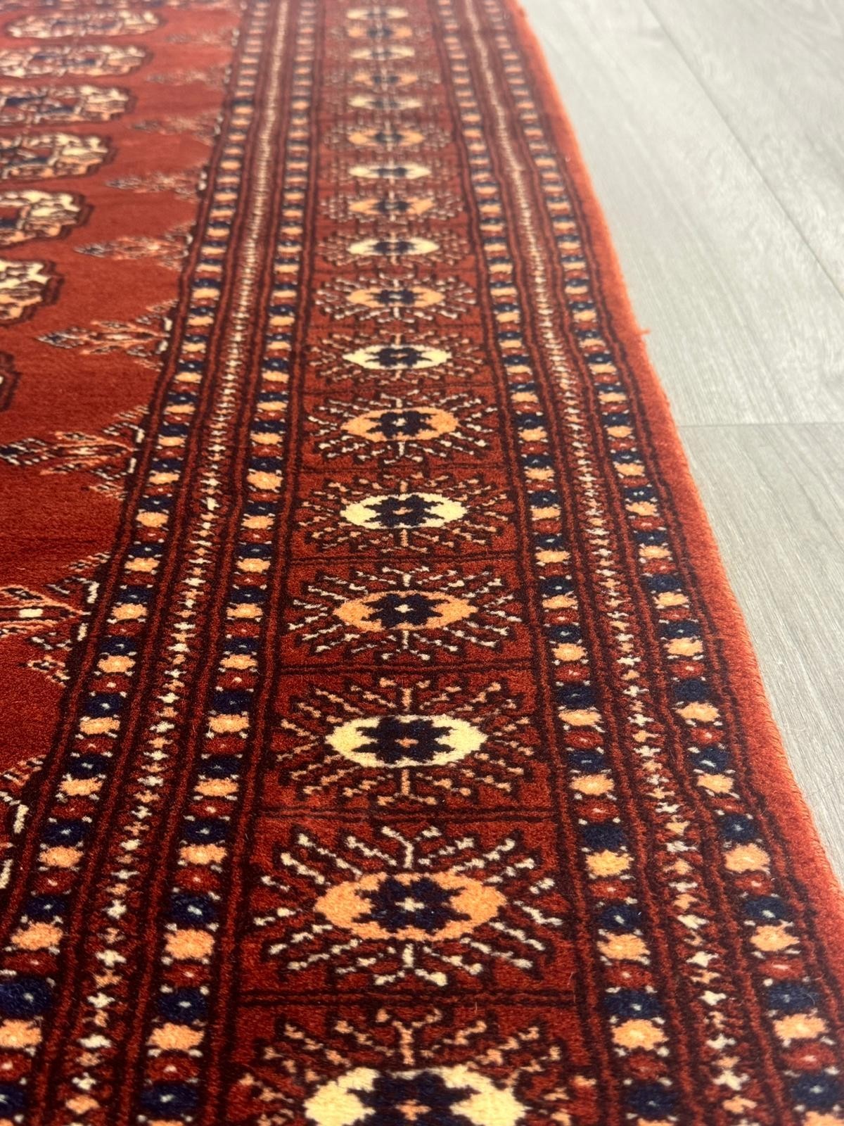 Schöner Buchara  Orientteppich Perserteppich Teppich 151cmx97cm 10672