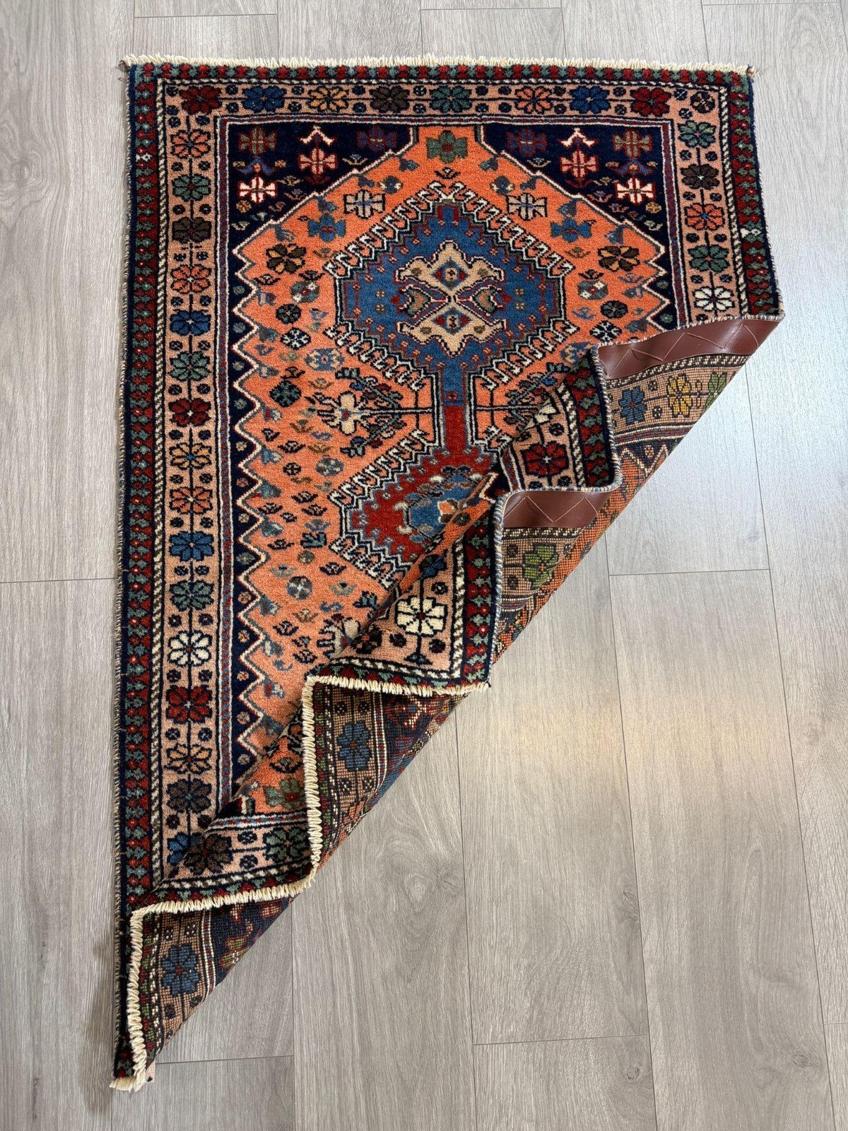 Schöner Kazak GEREINIGT  121cmx83cm Orientteppich Perserteppich Teppich G0285