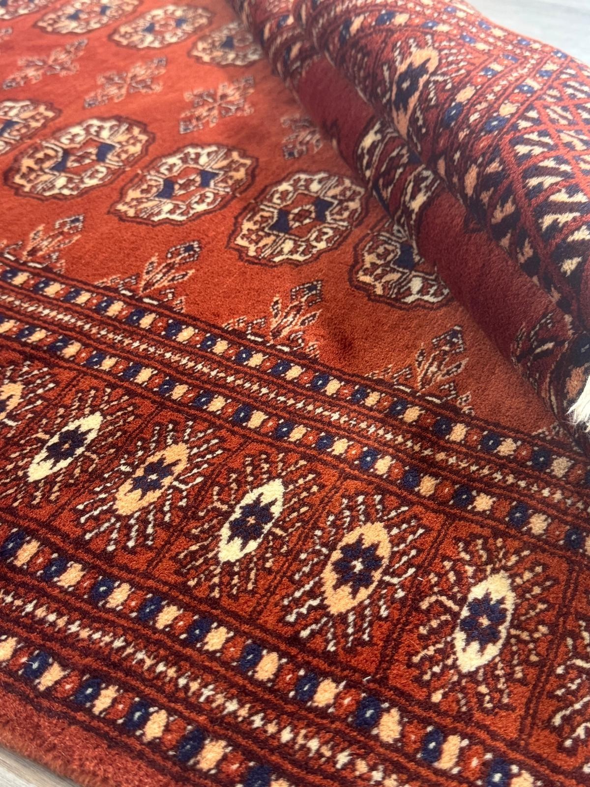 Schöner Buchara  Orientteppich Perserteppich Teppich 151cmx97cm 10672