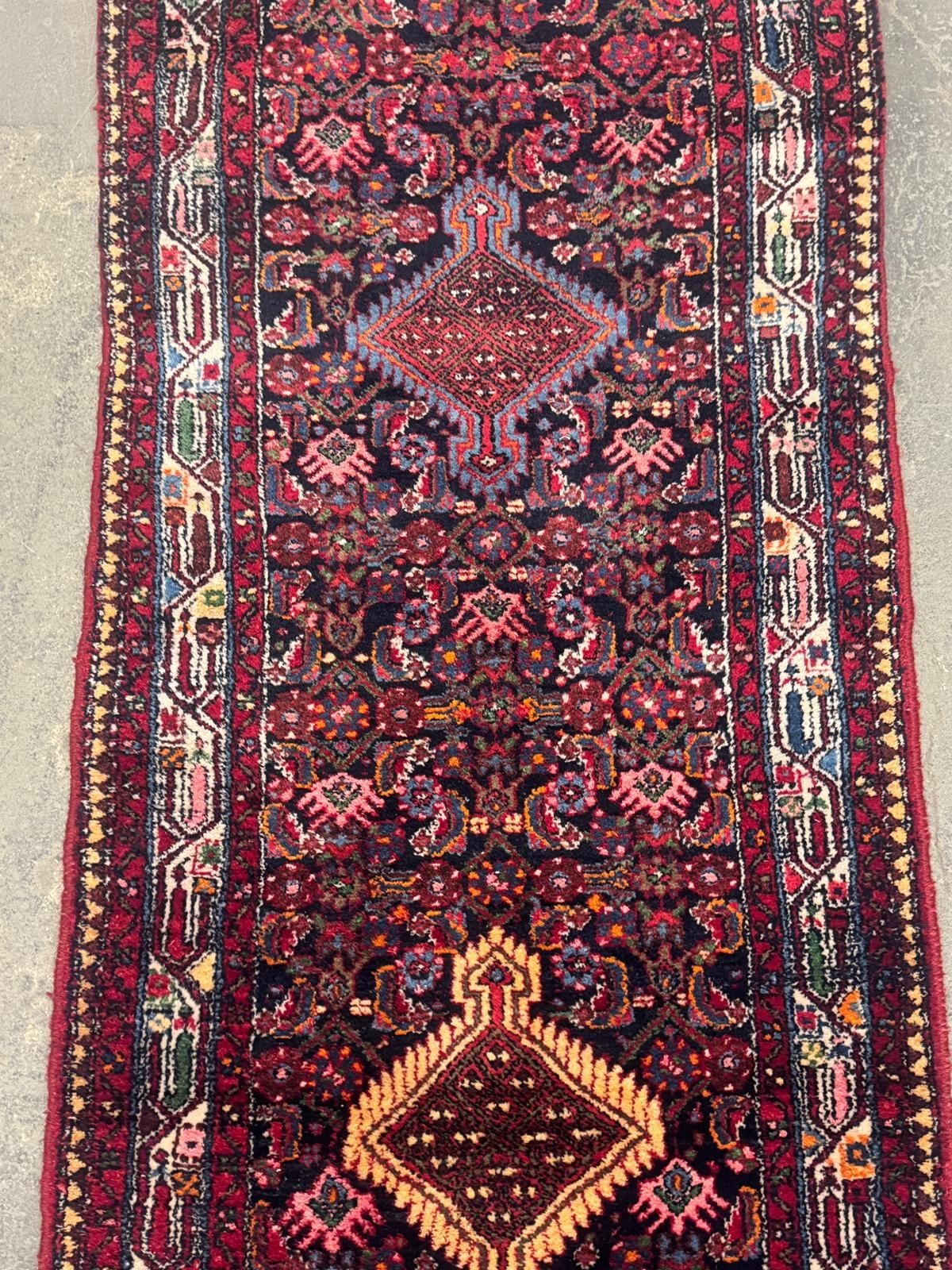 Schöner Malayer  GEREINIGT Orientteppich Perserteppich Teppich 500cmx89cm G0198