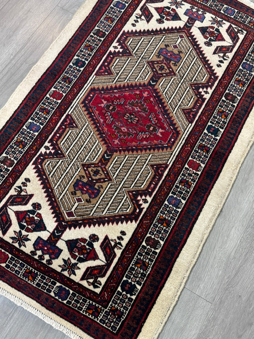 Schiraz GEREINIGT Orientteppich Perserteppich Teppich 155cmx95cm G0194