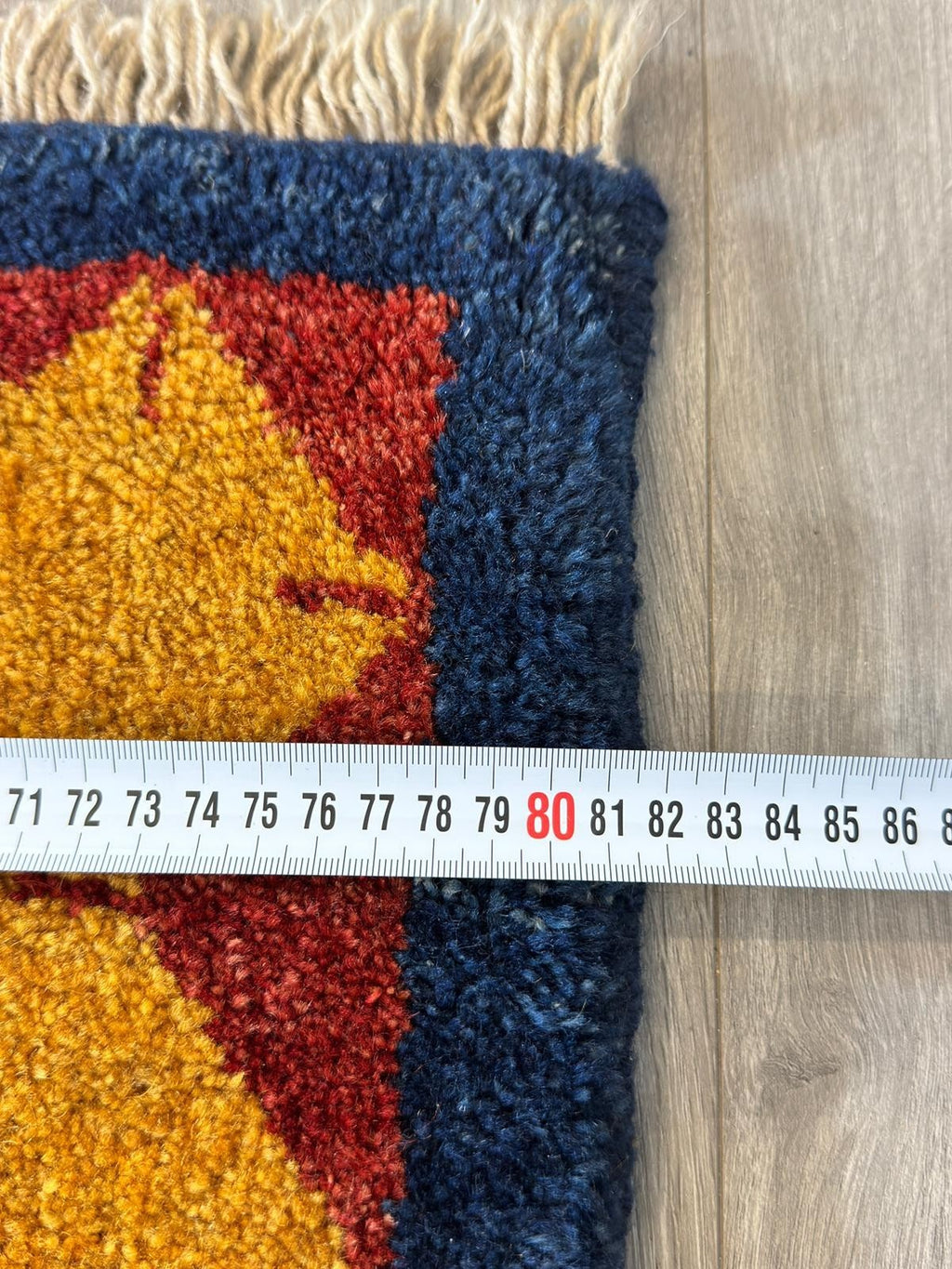 Schöner Gabbeh Orientteppich Perserteppich Teppich 268 cm x 81 cm L10009