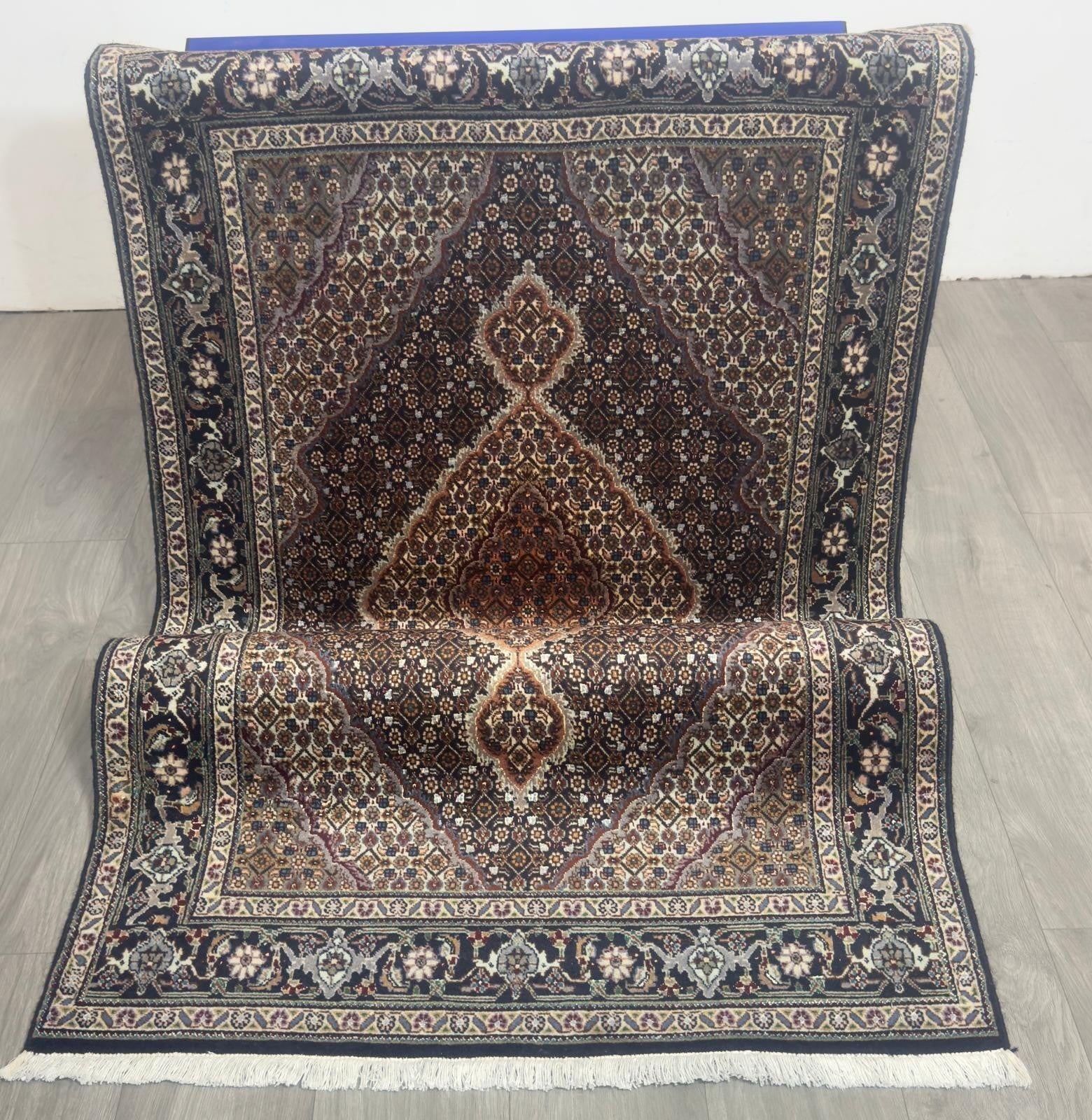 Täbriz Mahi GEREINIGT Orientteppich Perserteppich Teppich 157cm x 100cm G0223