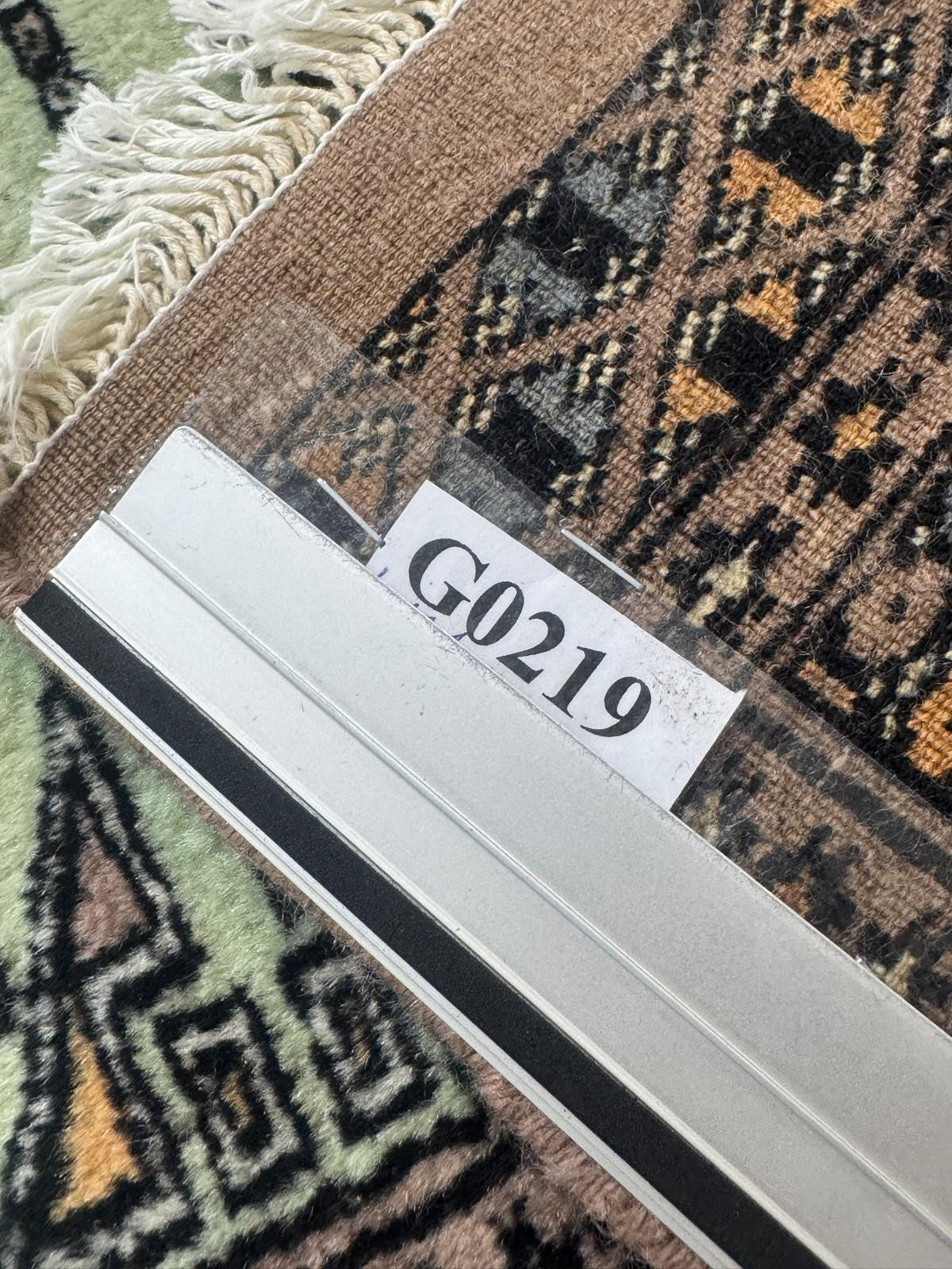 Schöner Buchara GEREINIGT Orientteppich Perserteppich Teppich 121cmx79cm G0219