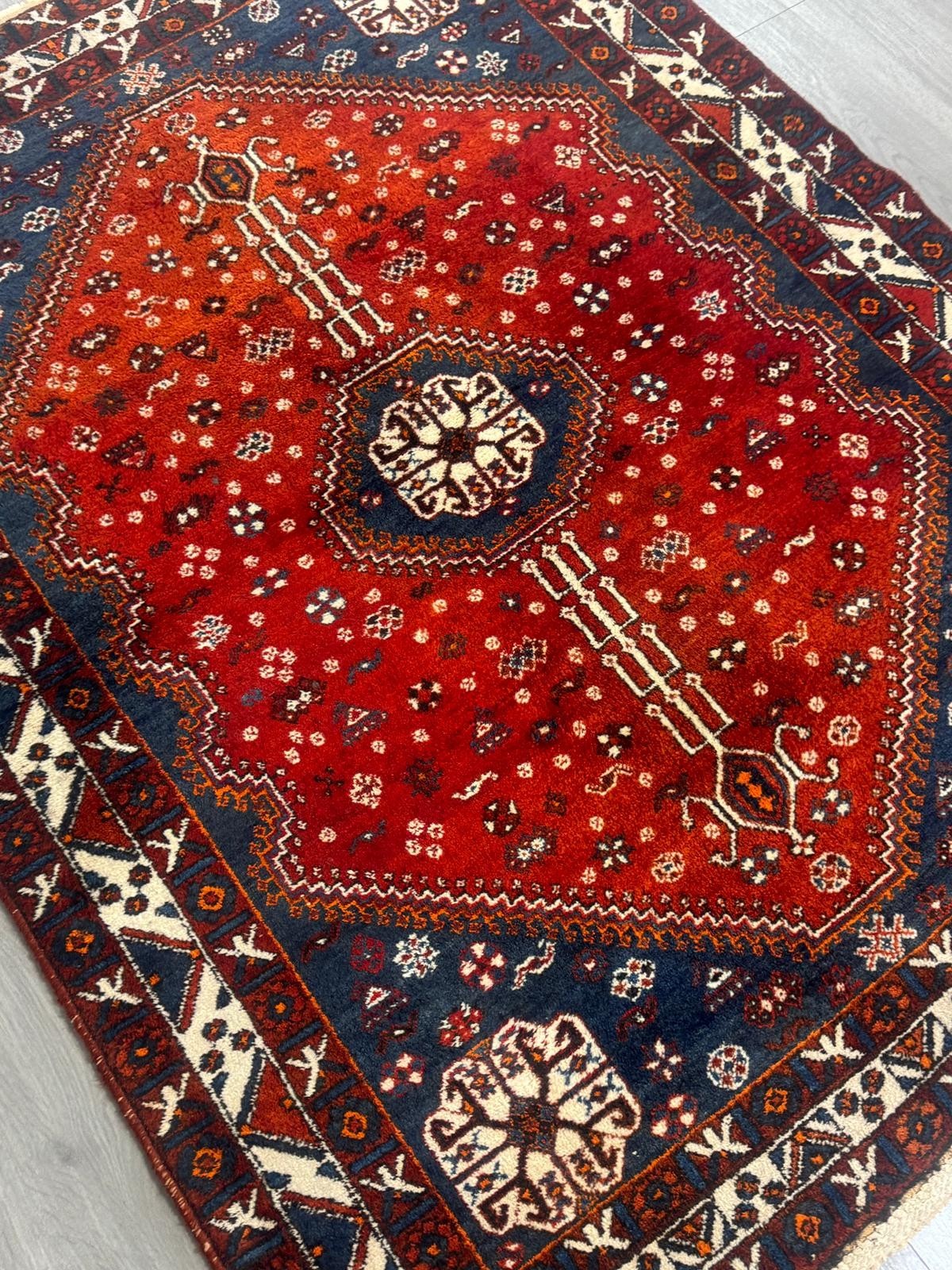 Schöner Ghashghai Orientteppich Perserteppich  Teppich 205 cm x 155 cm 40046