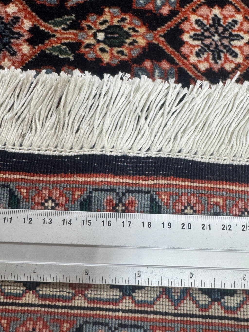 Täbriz Fein GEREINIGT Orientteppich Perserteppich Teppich 209cmx62cm G0181