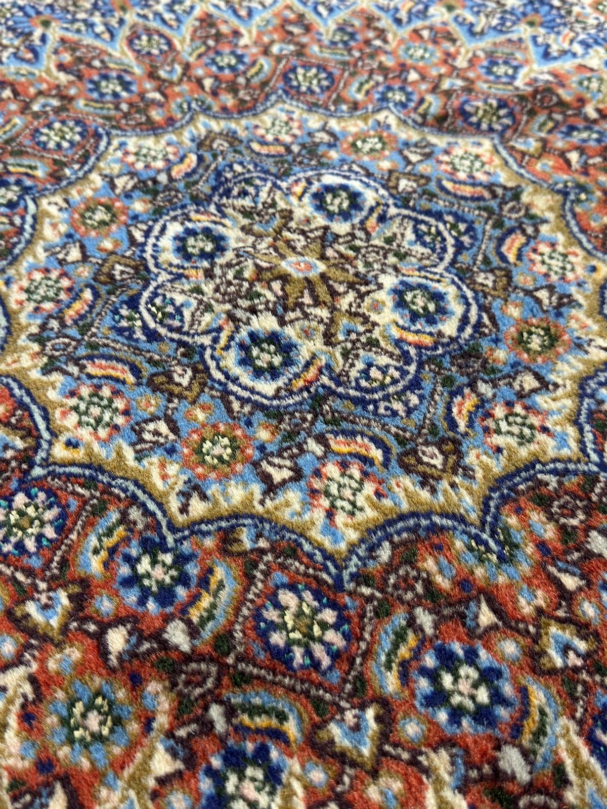 Schöner Moud GEREINIGT Orientteppich Perserteppich Teppich 187cmx198cm G0262