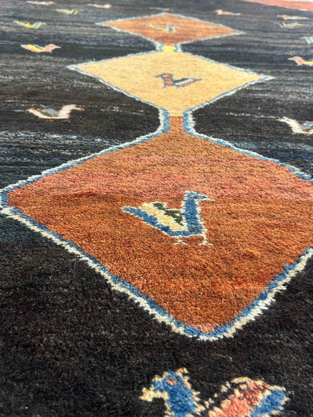 Schöner Gabbeh Orientteppich Perserteppich Teppich 279 cm x 228 cm 60083