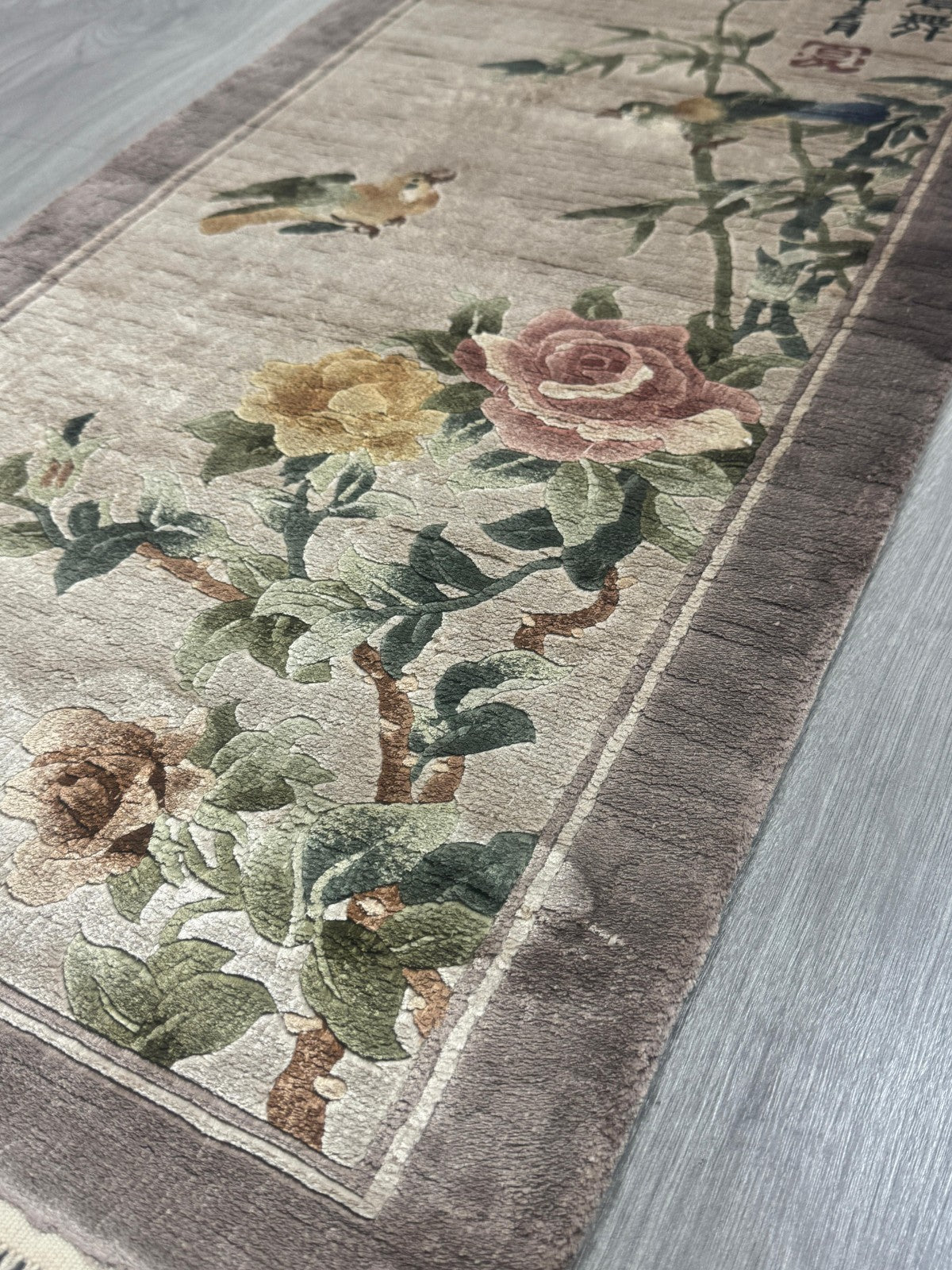 China SEIDE GEREINIGT Orientteppich Perserteppich Teppich 108cmx46cm G0177