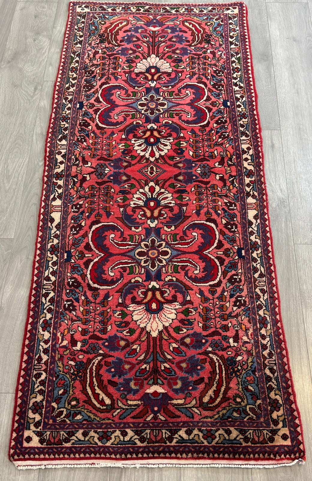 TOP Sarukh GEREINIGT Orientteppich Perserteppich Teppich 199 cm x 82  cm G0245