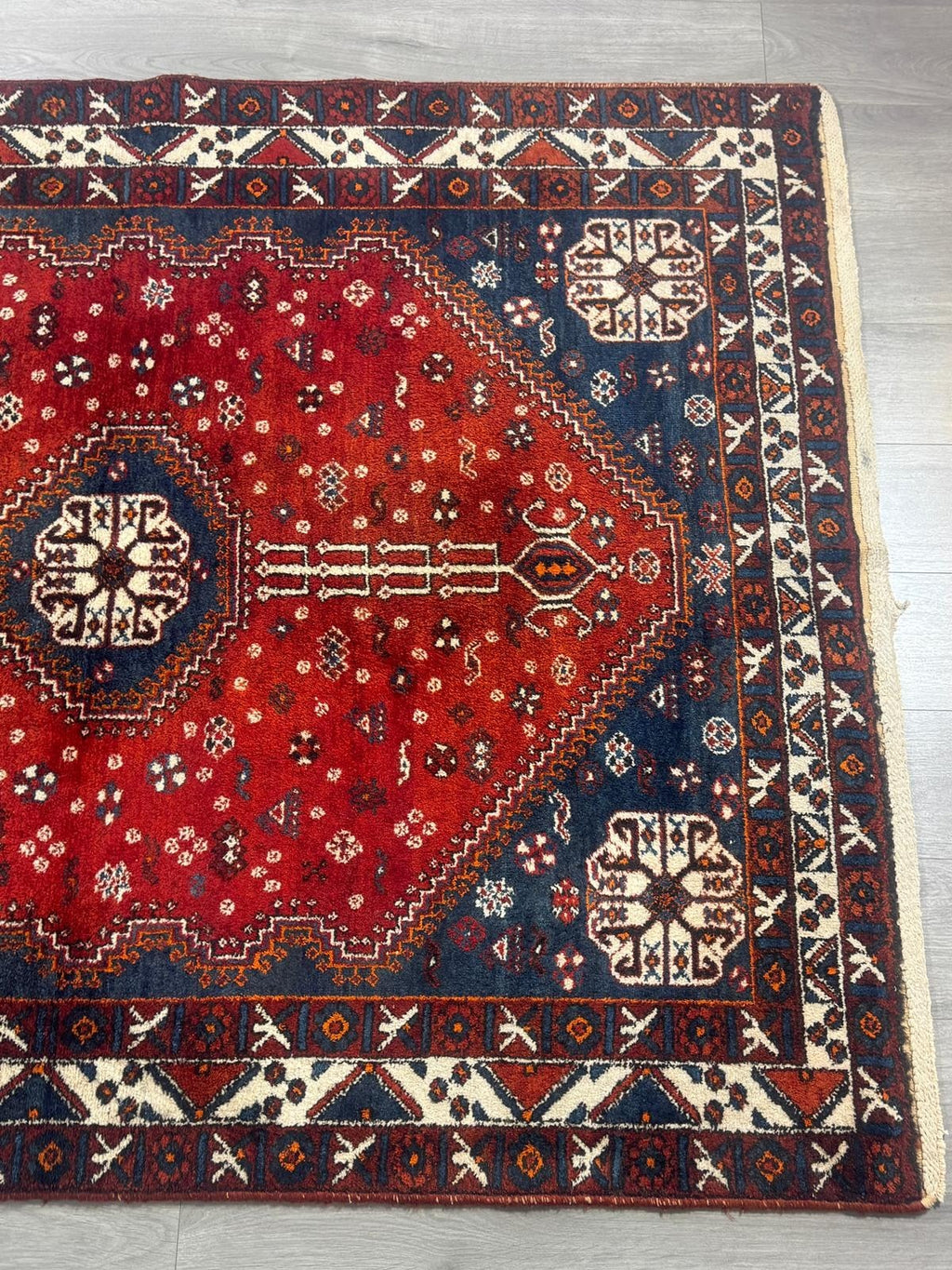 Schöner Ghashghai Orientteppich Perserteppich  Teppich 205 cm x 155 cm 40046