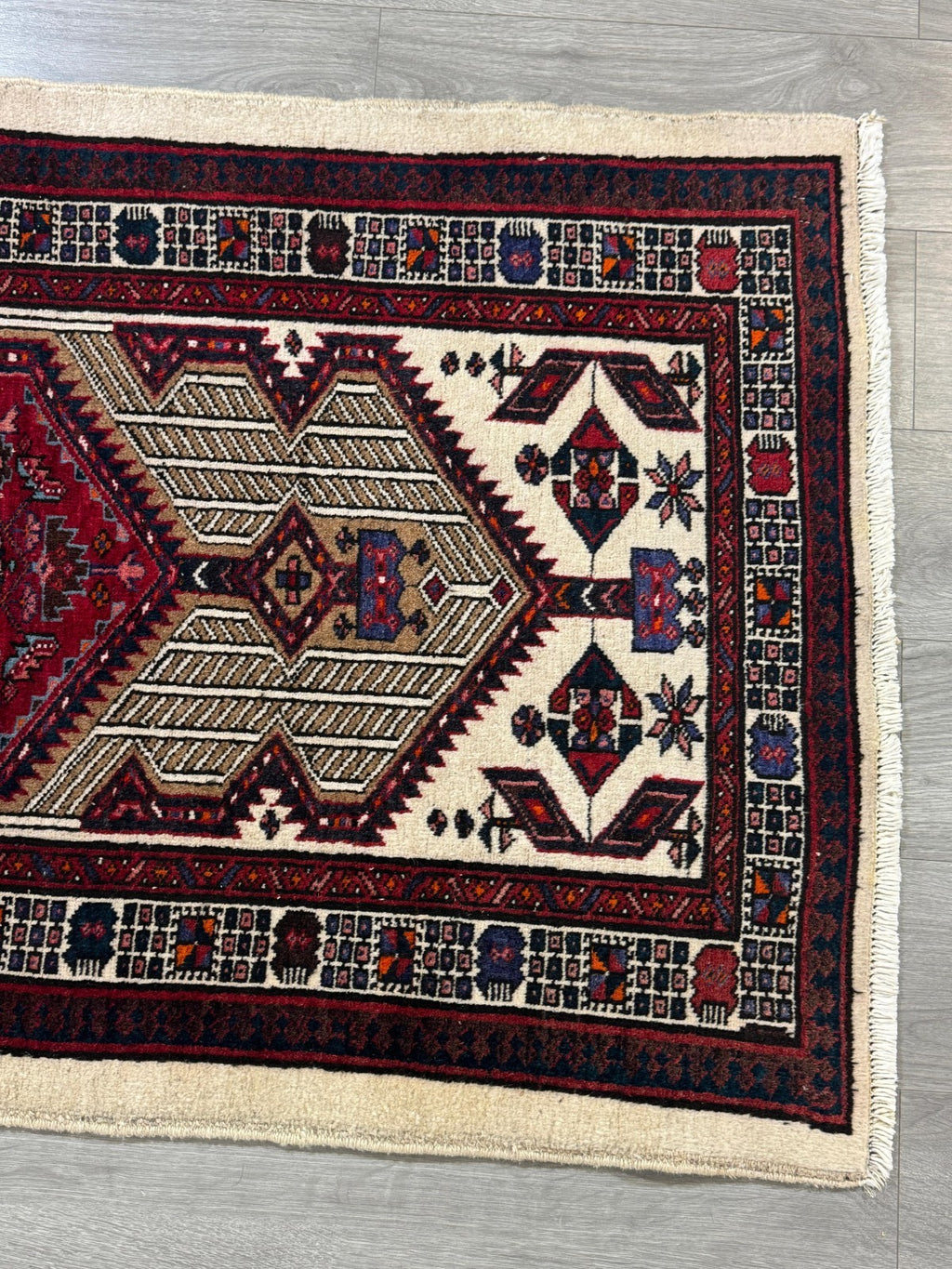 Schiraz GEREINIGT Orientteppich Perserteppich Teppich 155cmx95cm G0194