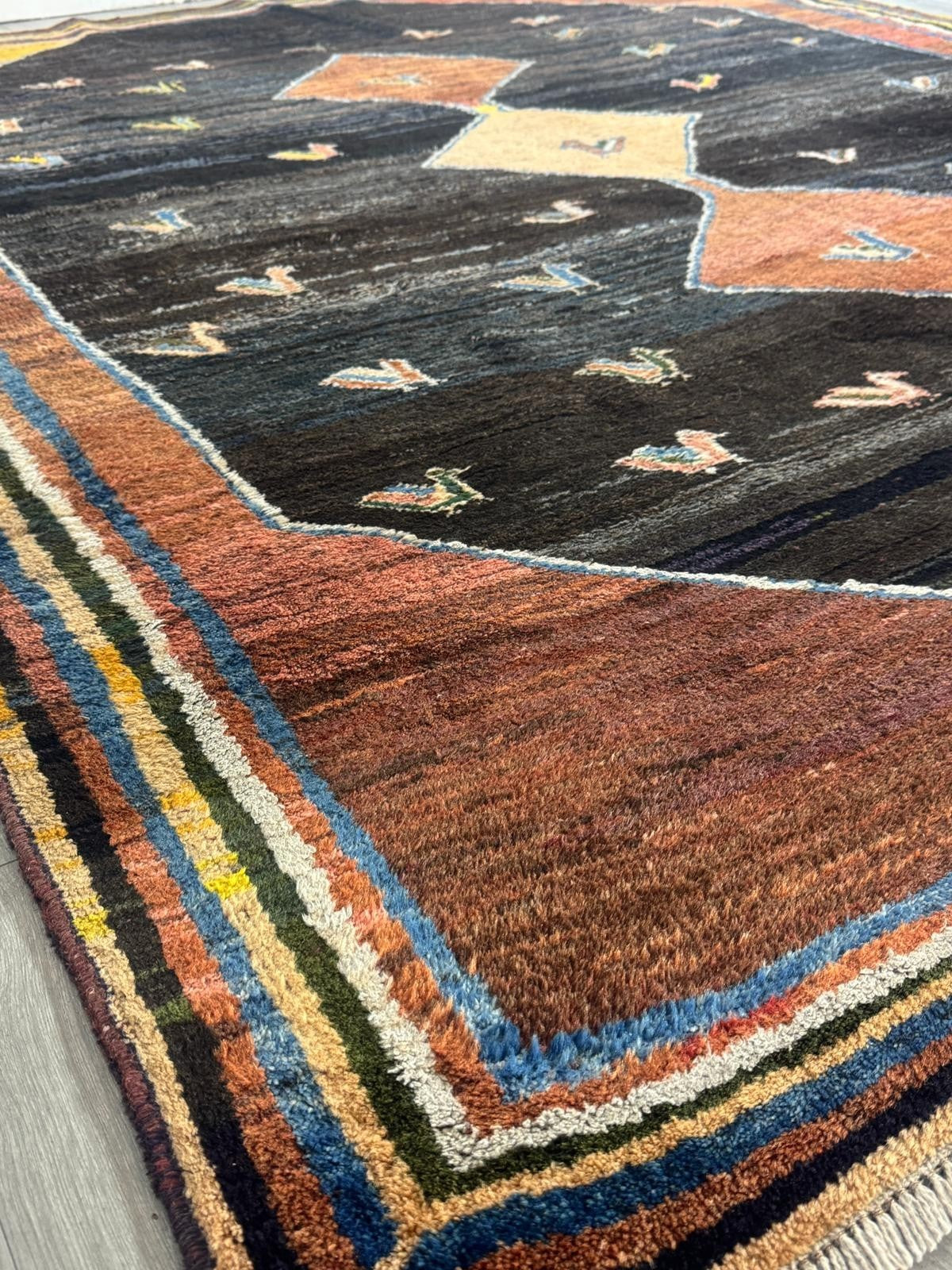 Schöner Gabbeh Orientteppich Perserteppich Teppich 279 cm x 228 cm 60083