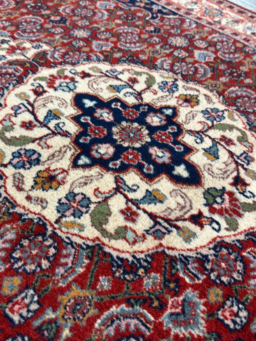 Schöner Täbriz GEREINIGT Orientteppich Perserteppich 190 cm x 122 cm CG0005