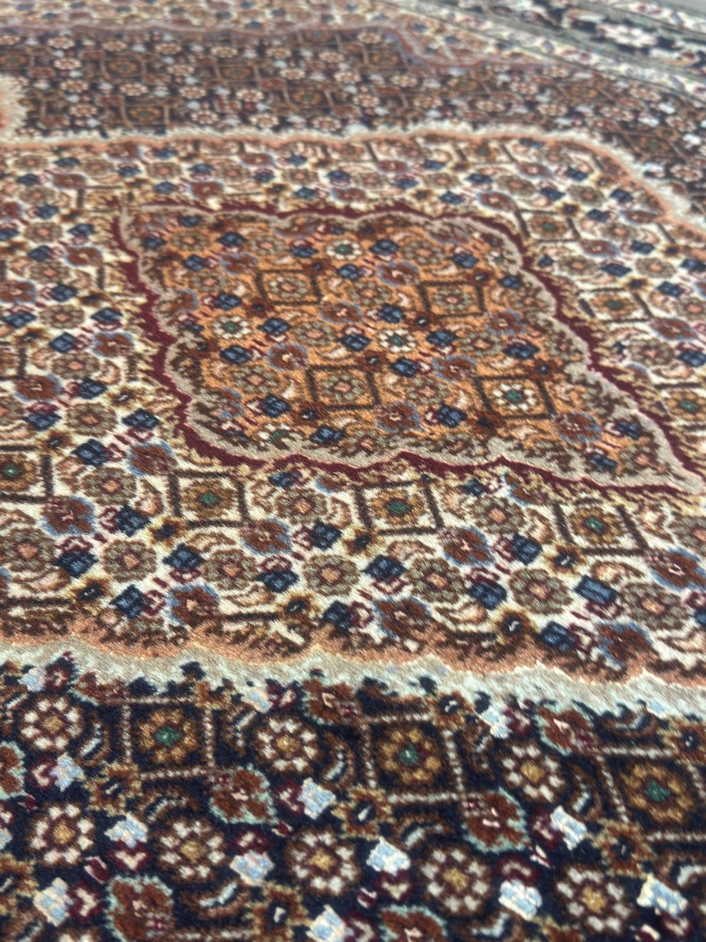 Täbriz Mahi GEREINIGT Orientteppich Perserteppich Teppich 157cm x 100cm G0223