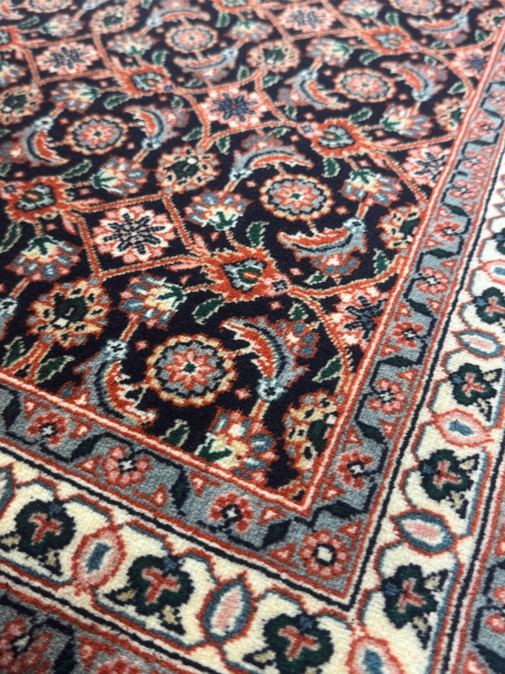 Täbriz Fein GEREINIGT Orientteppich Perserteppich Teppich 209cmx62cm G0181