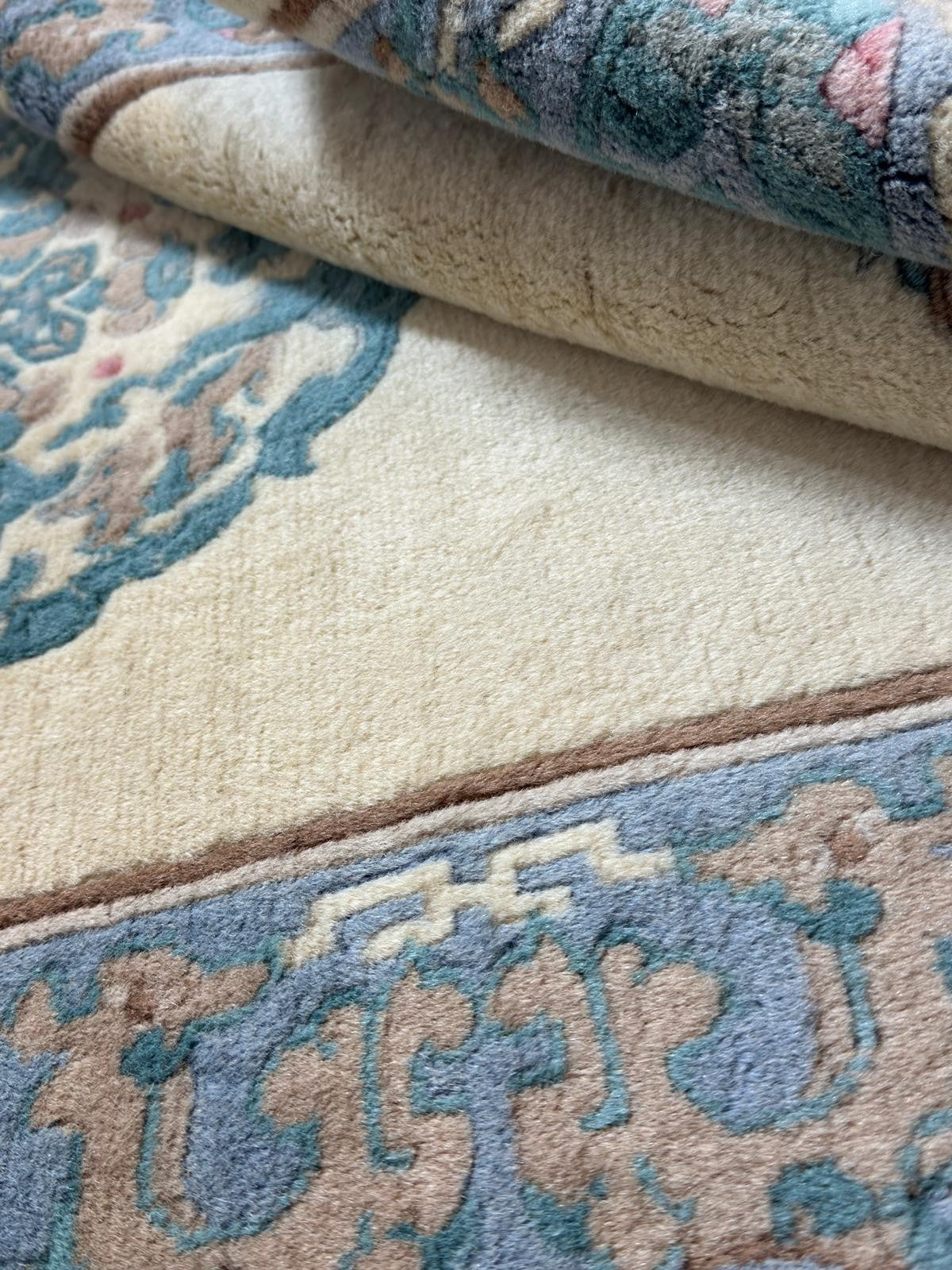 China GEREINIGT Orientteppich Perserteppich Handgeknüpft 135 cm x 93 cm CG0035