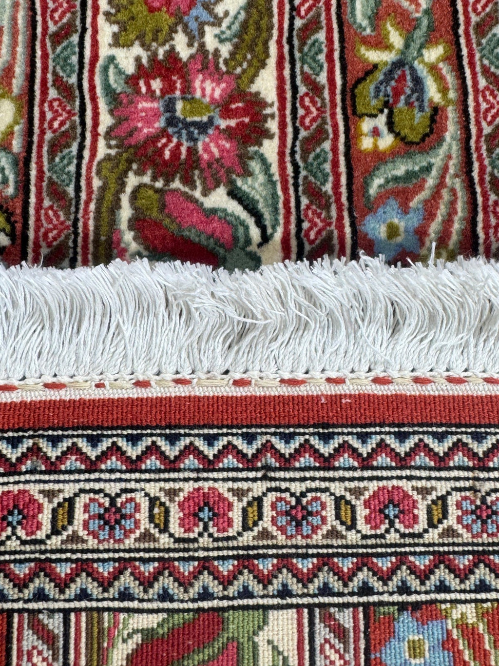 Feiner Täbriz GEREINIGT Orientteppich Perserteppich Teppich 150cmx53cm G0189