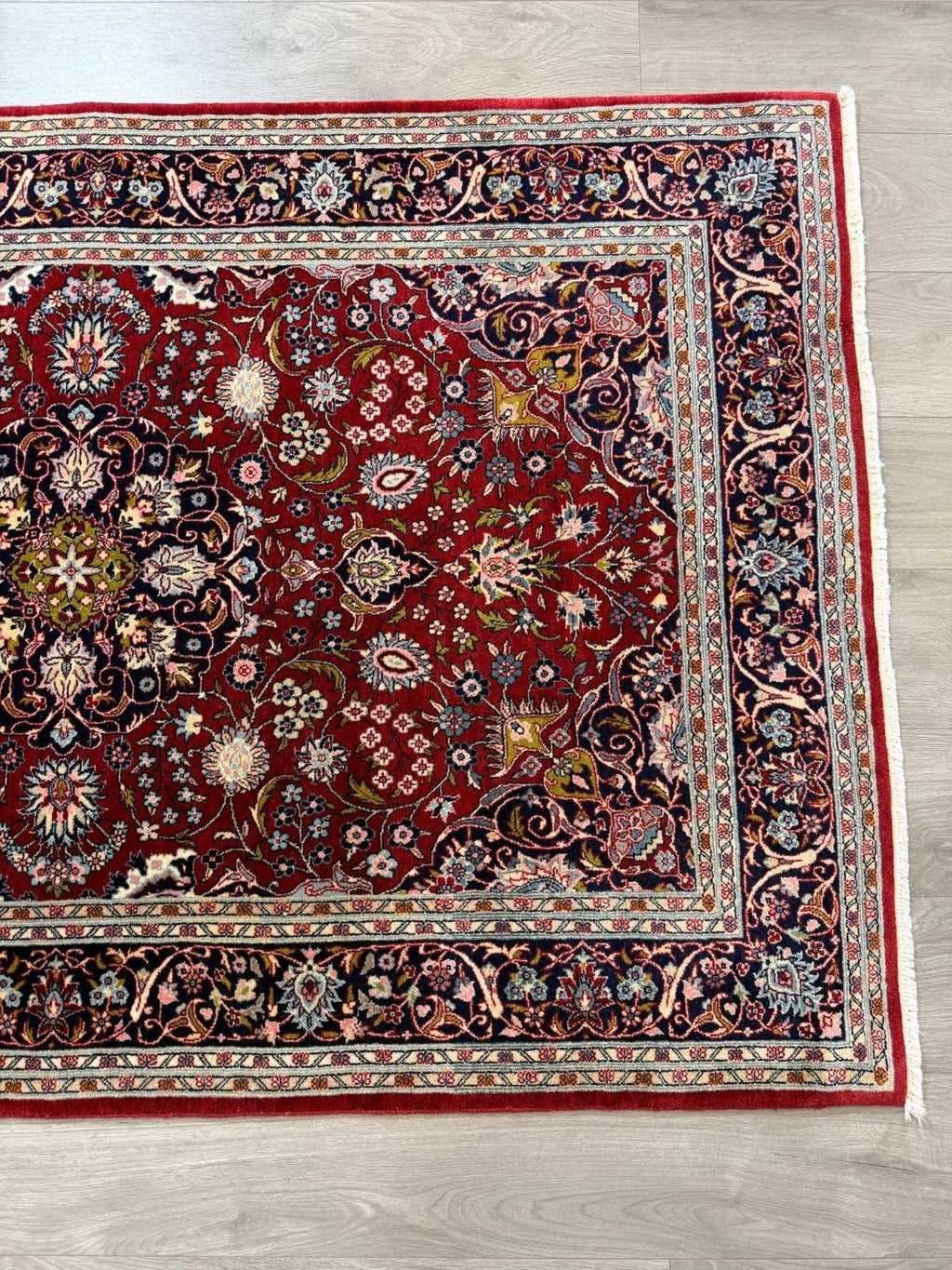 Schöner Ghom GEREINIGT  193cmx124cm Orientteppich Perserteppich Teppich G0276