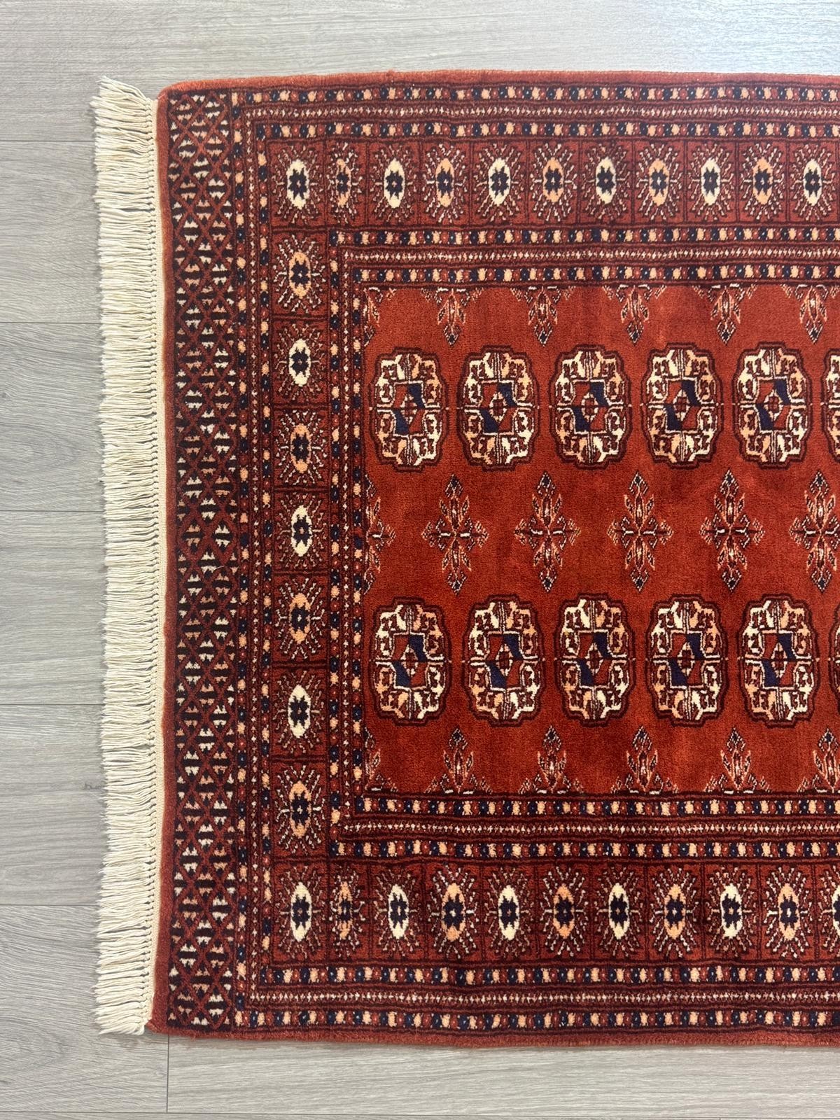 Schöner Buchara  Orientteppich Perserteppich Teppich 151cmx97cm 10672