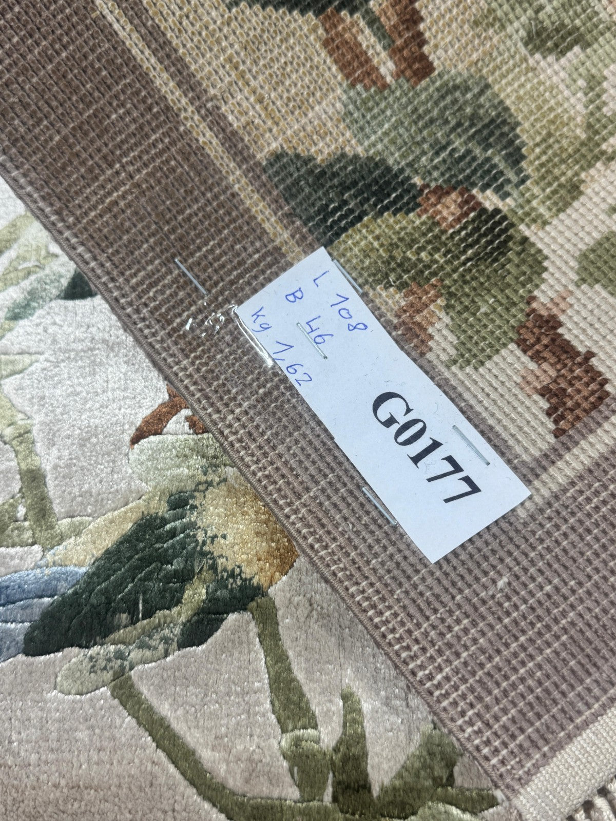 China SEIDE GEREINIGT Orientteppich Perserteppich Teppich 108cmx46cm G0177