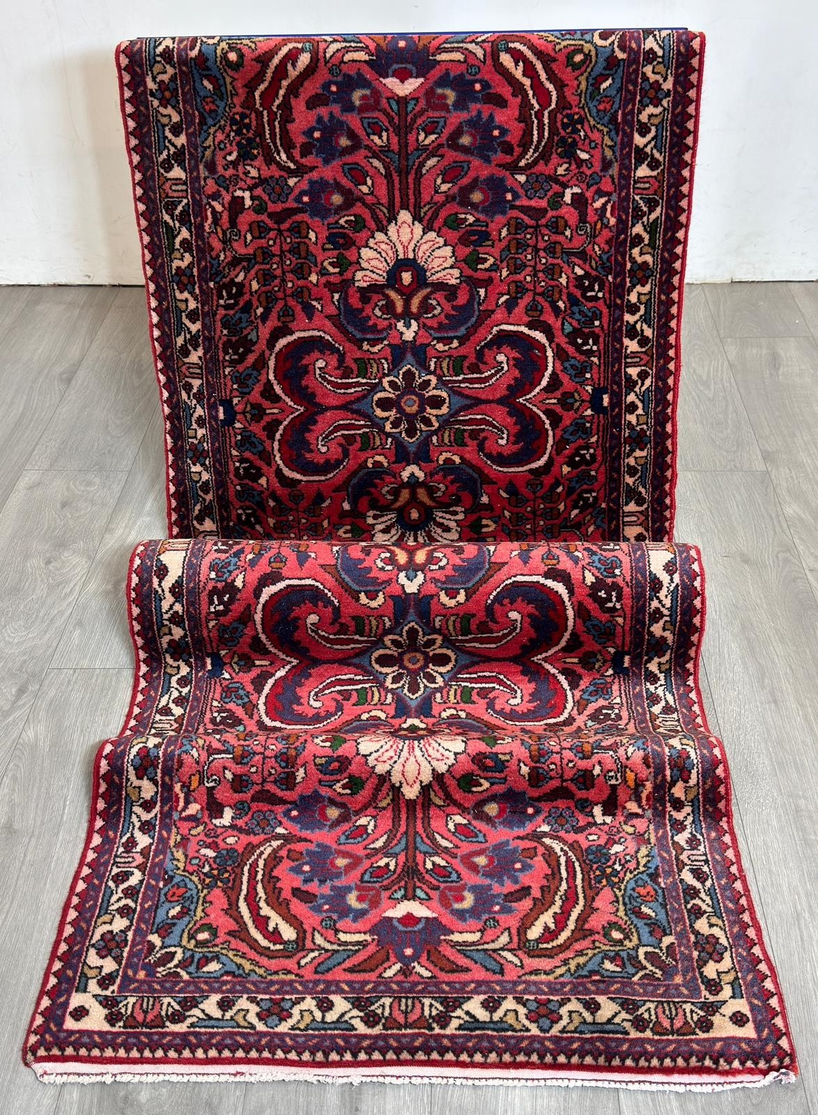 TOP Sarukh GEREINIGT Orientteppich Perserteppich Teppich 199 cm x 82  cm G0245