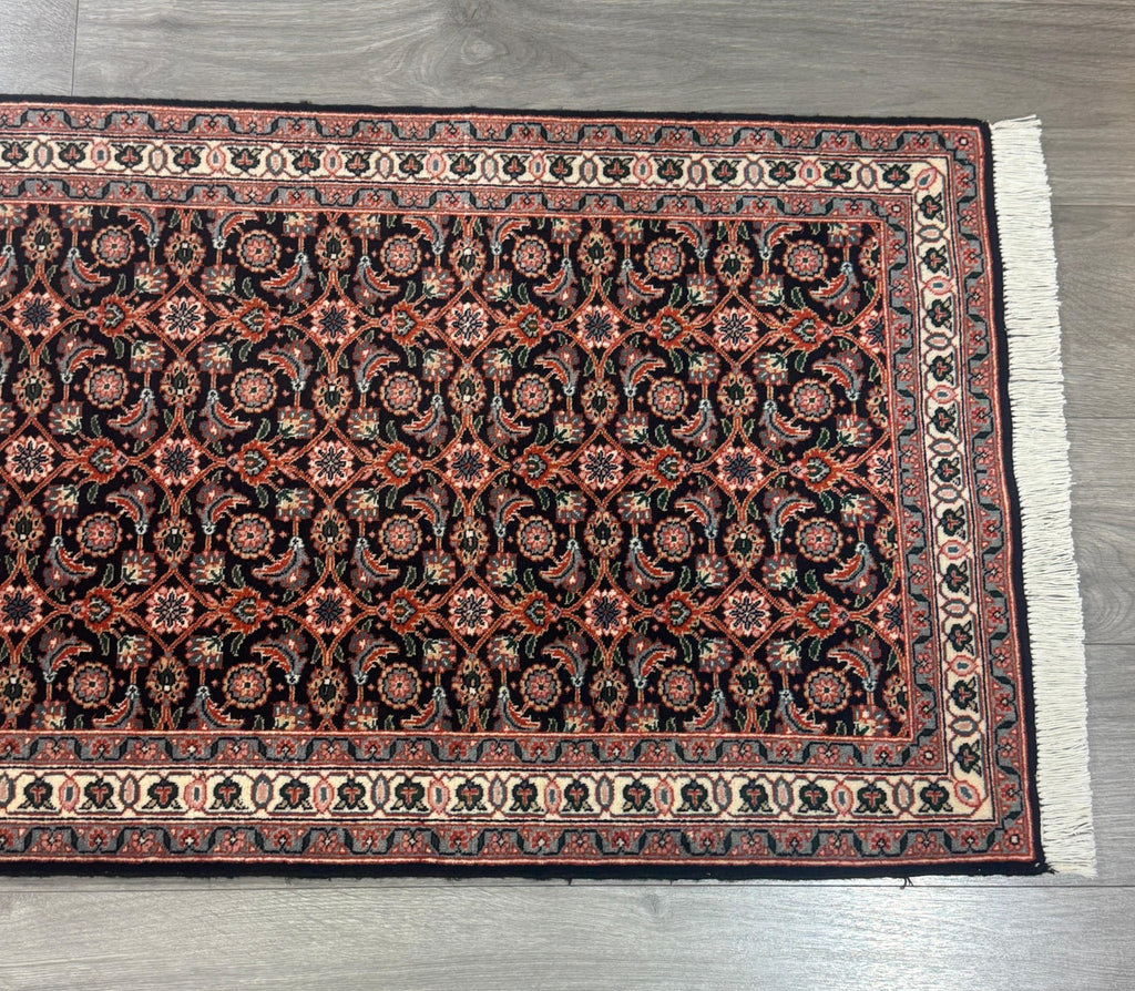 Täbriz Fein GEREINIGT Orientteppich Perserteppich Teppich 209cmx62cm G0181