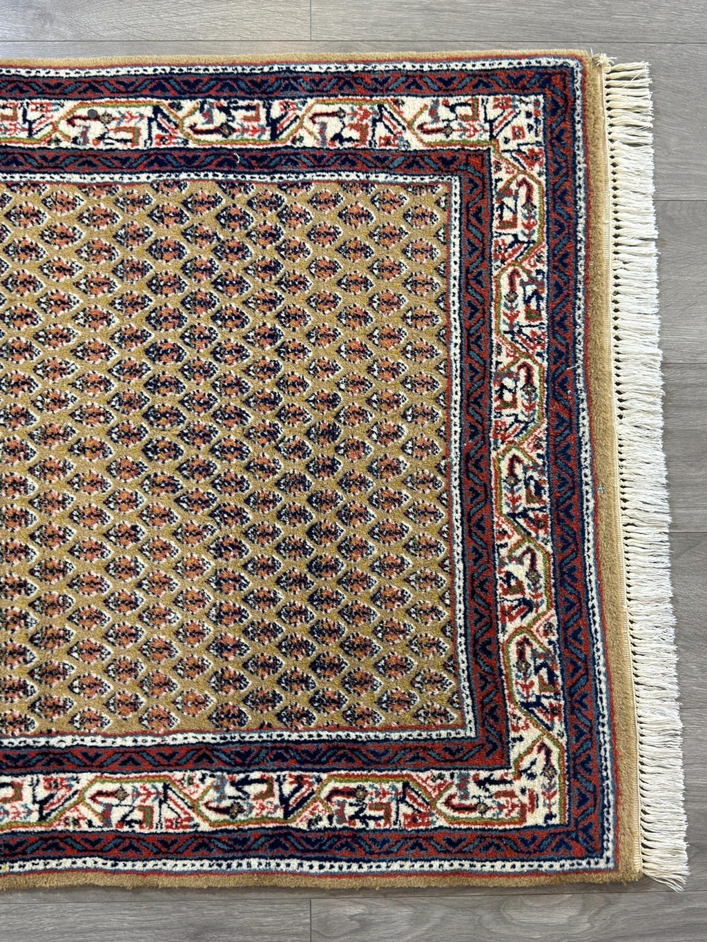 GEREINIGT Sarough Mir Orientteppich Perserteppich Teppich 157 cm x 92 cm CG0043