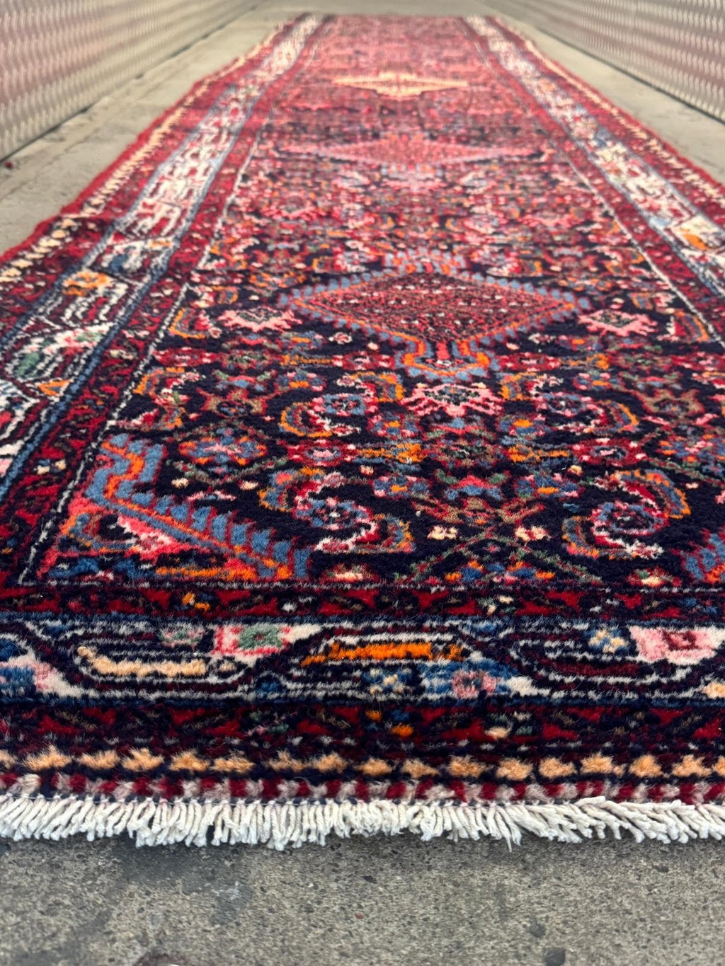 Schöner Malayer  GEREINIGT Orientteppich Perserteppich Teppich 500cmx89cm G0198