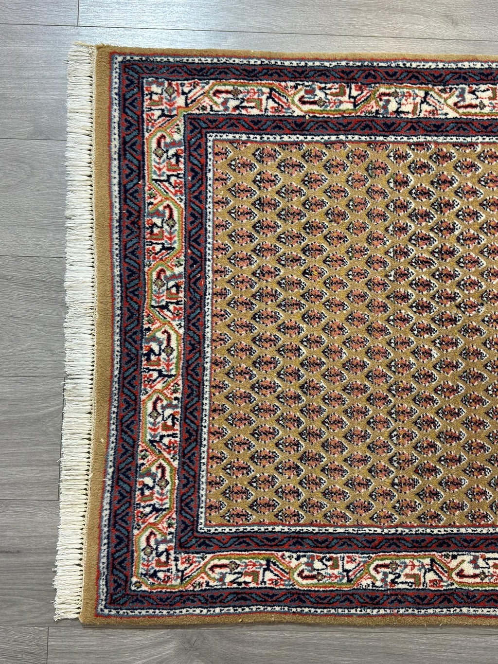 GEREINIGT Sarough Mir Orientteppich Perserteppich Teppich 157 cm x 92 cm CG0043