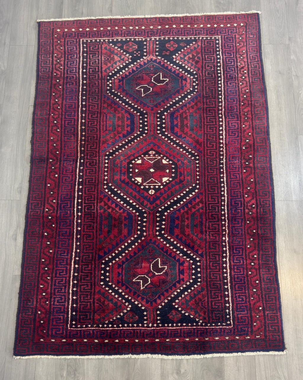 Schöner Belutsch Orientteppich Perserteppich Teppich 259cmx168cm C80121