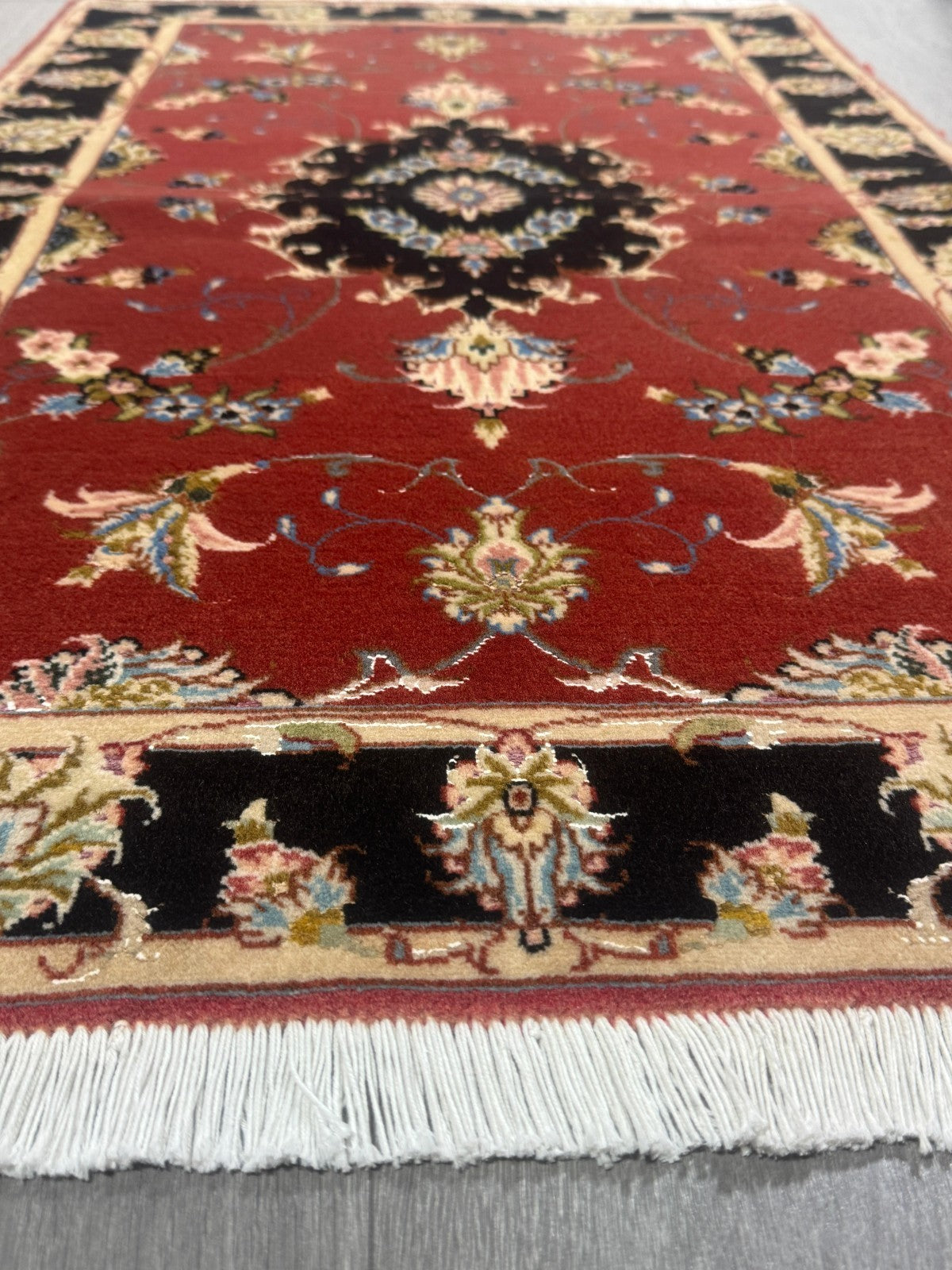 Täbriz Fein GEREINIGT Orientteppich Perserteppich Teppich 118cmx70cm G0184