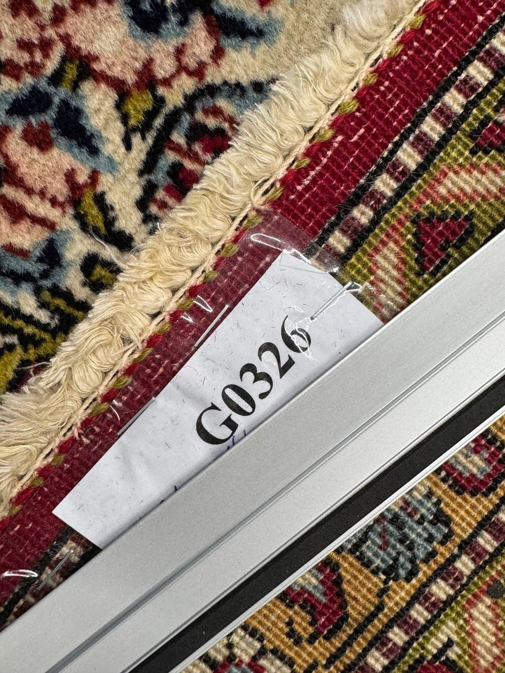 Ghom mit Seide GEREINIGT  131 cm x 77 cm Orientteppich Perserteppich G0326